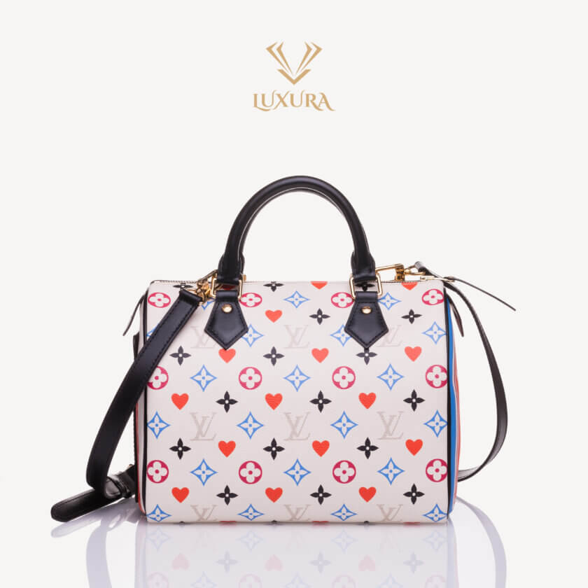 <strong> LOUIS VUITTON </strong><br><div style="margin-top:10px; font-size:16px;">Speedy 25 Game On</div><br>