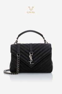 Lucy Faur | SAINT LAURENT College Medium Bag in Quilted Leather