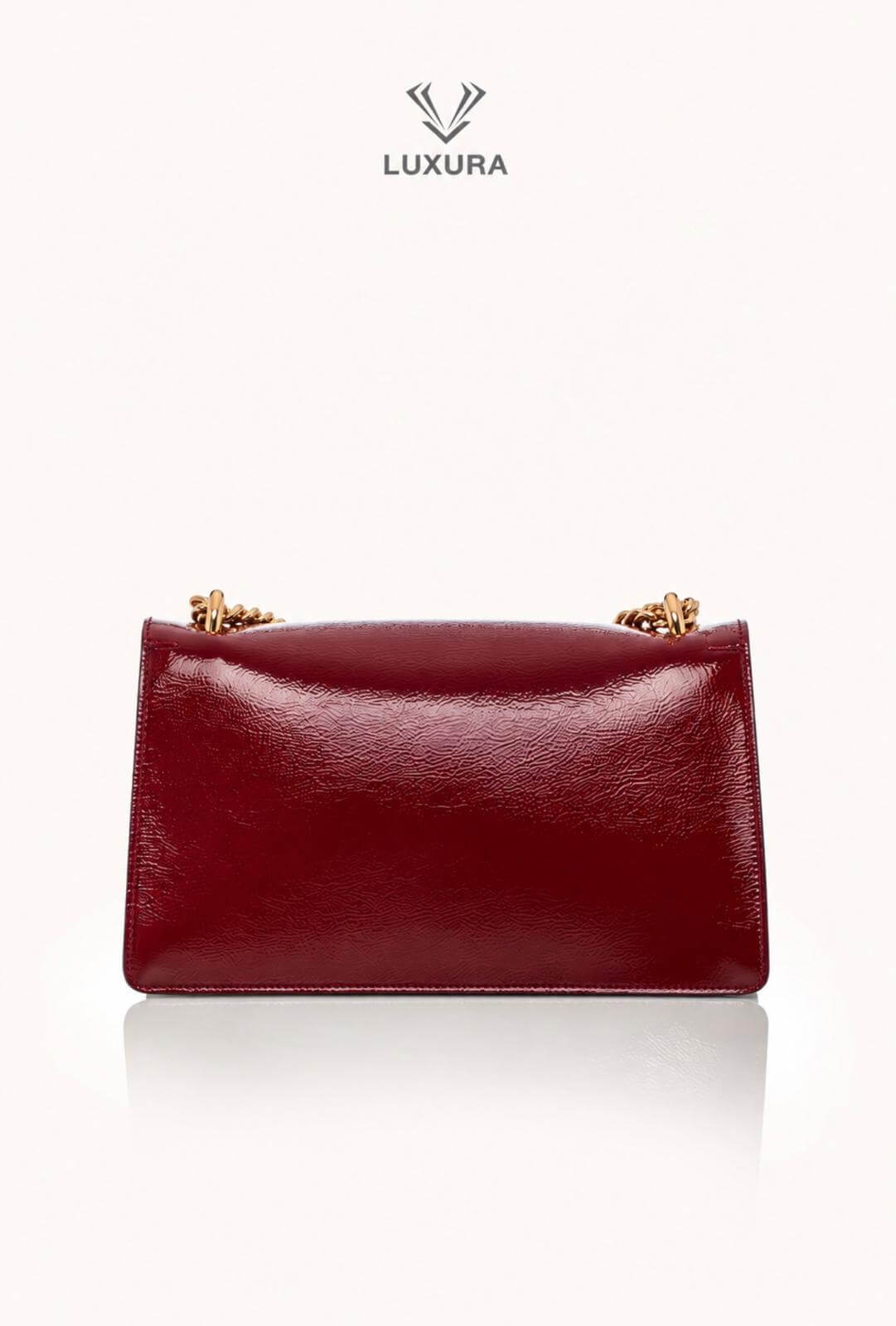 <span style="font-size: 10px;letter-spacing: .15em">BEST DEAL</span><br> <strong>GUCCI</strong><br> <div style="margin-top:10px;font-size:16px">Crinkled Patent Small Dionysus Shoulder Bag Rosso Ancona</div><br> - Image 5