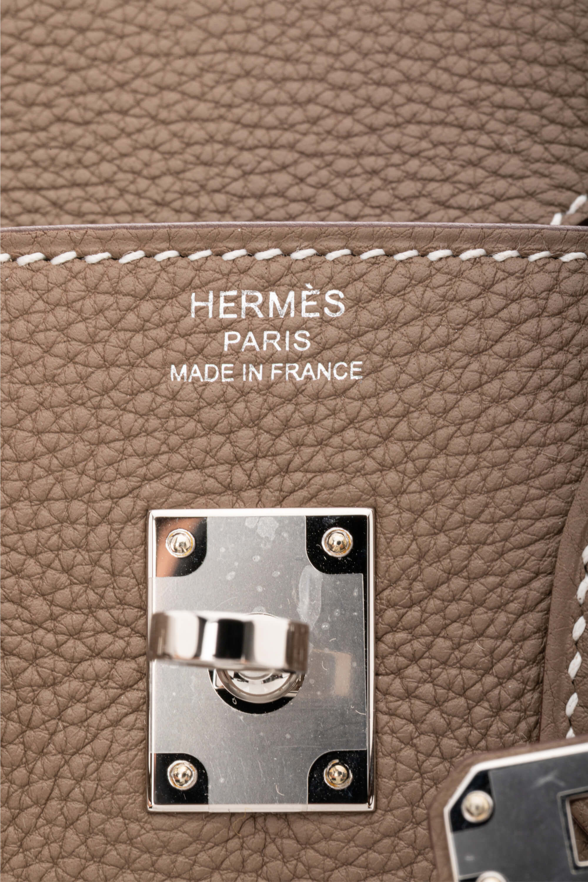 <span style="font-size: 10px;letter-spacing: .15em">HARD TO FIND</span><br> <strong>HERMES</strong><br> <div style="margin-top:10px;font-size:16px">Birkin 25 Etoupe Togo Palladium Hardware</div><br> - Image 20