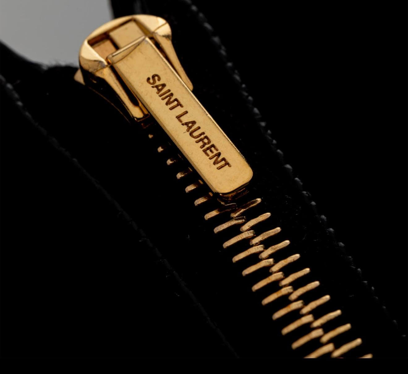 <span style="font-size: 10px;letter-spacing: .15em">BEST DEAL</span><br> <strong>SAINT LAURENT</strong><br> <div style="margin-top:10px;font-size:16px">Cassandre Matelasse Large Flap Wallet in Grain de Poudre Leather Black</div><br> - Image 16