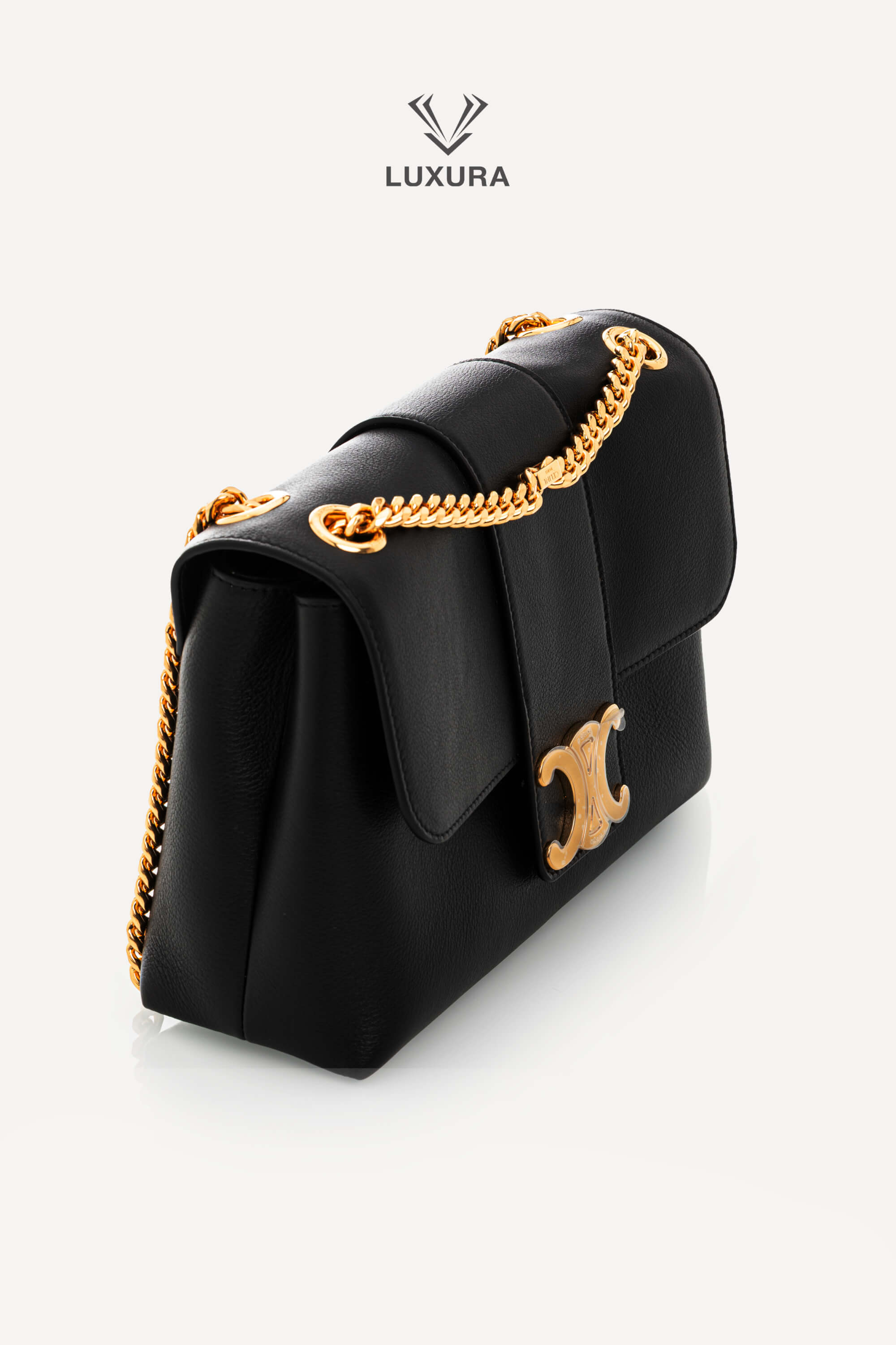 Genti de designeri pre-owned | CELINE Medium Victoire Bag in Supple Calfskin