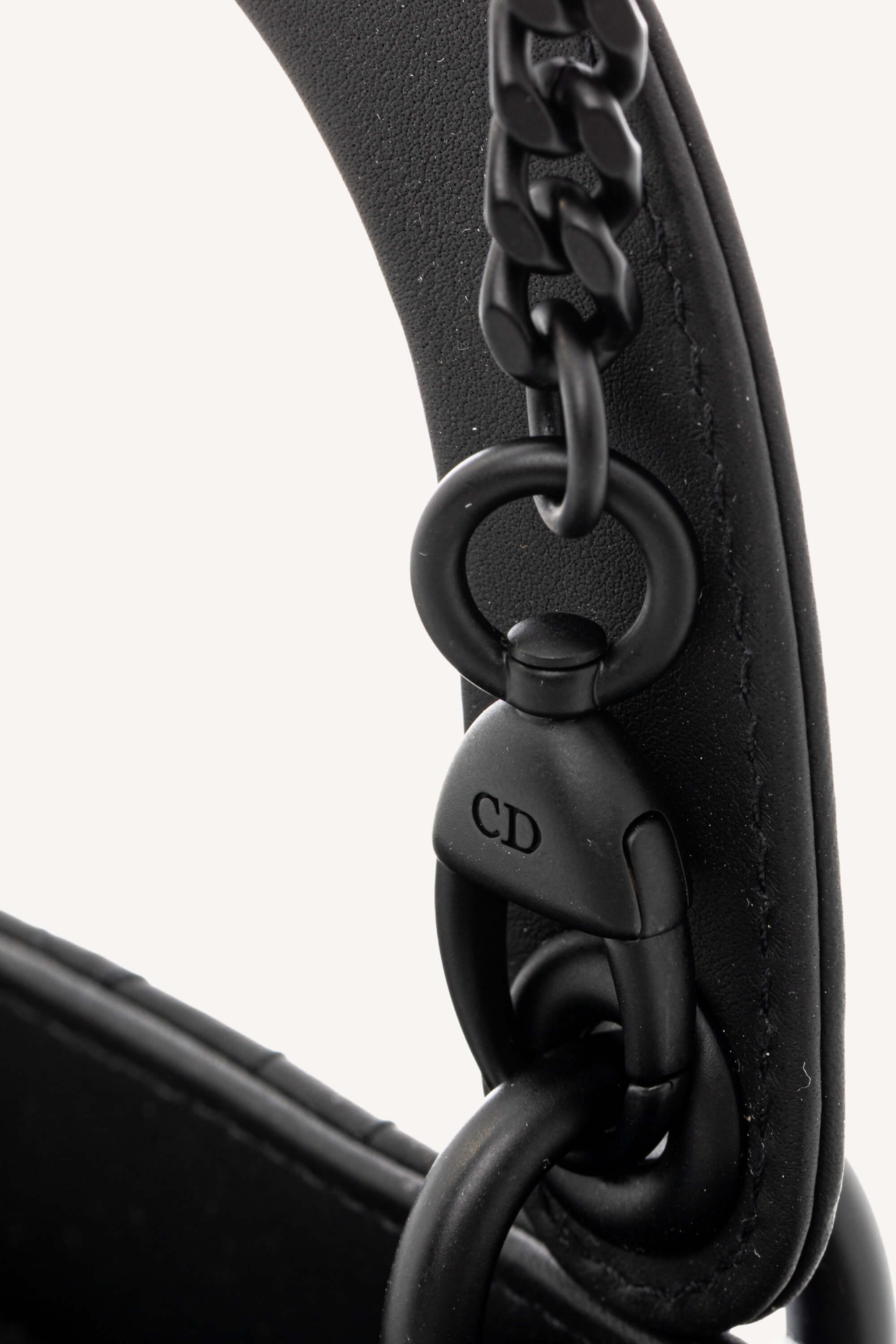 Genti de designeri pre-owned | DIOR Mini Lady Dior Bag Black Ultramatte Cannage Calfskin