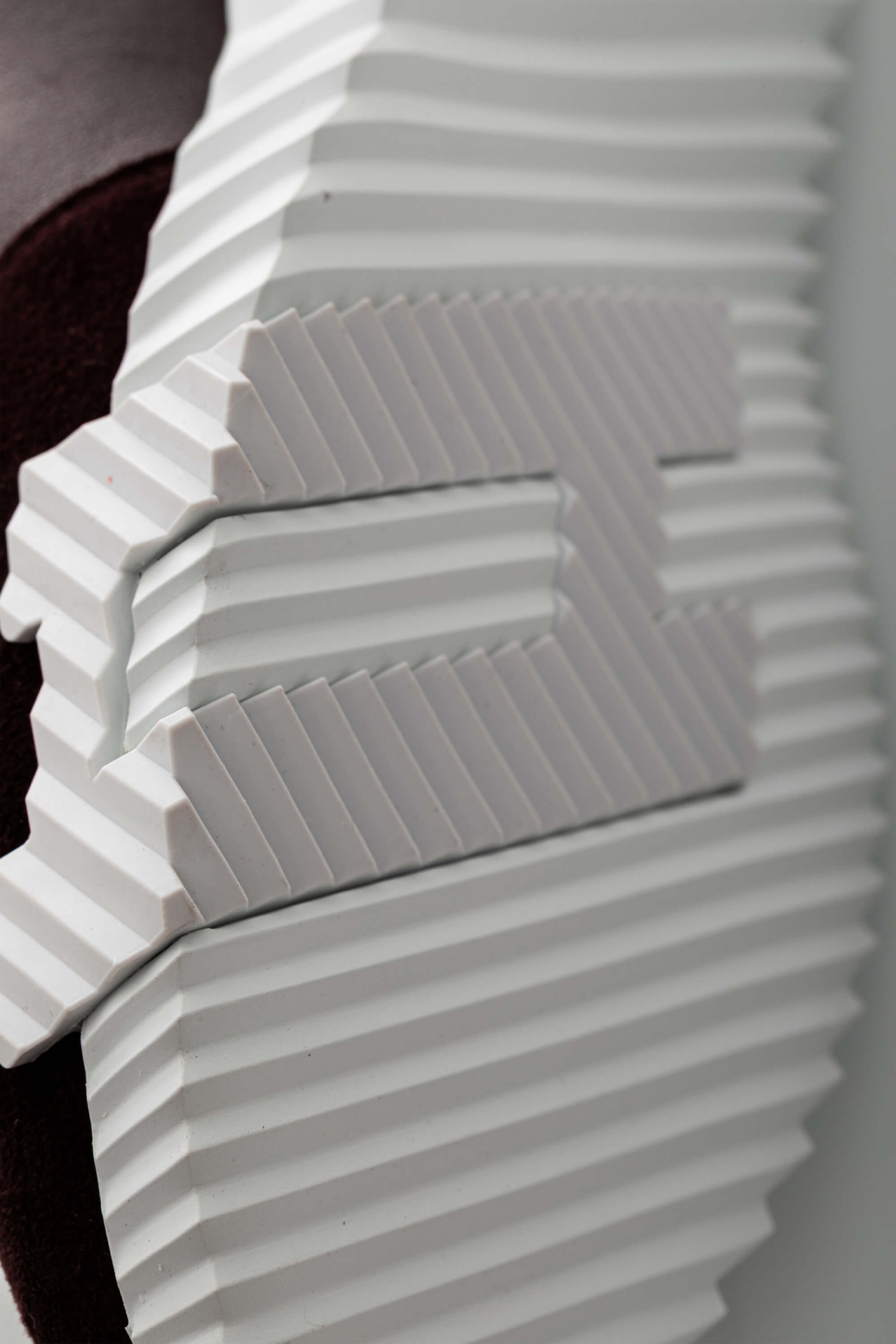 Set complet | HERMES Bouncing Sneaker in Calfskin and Suede Goatskin Bordeaux 42
