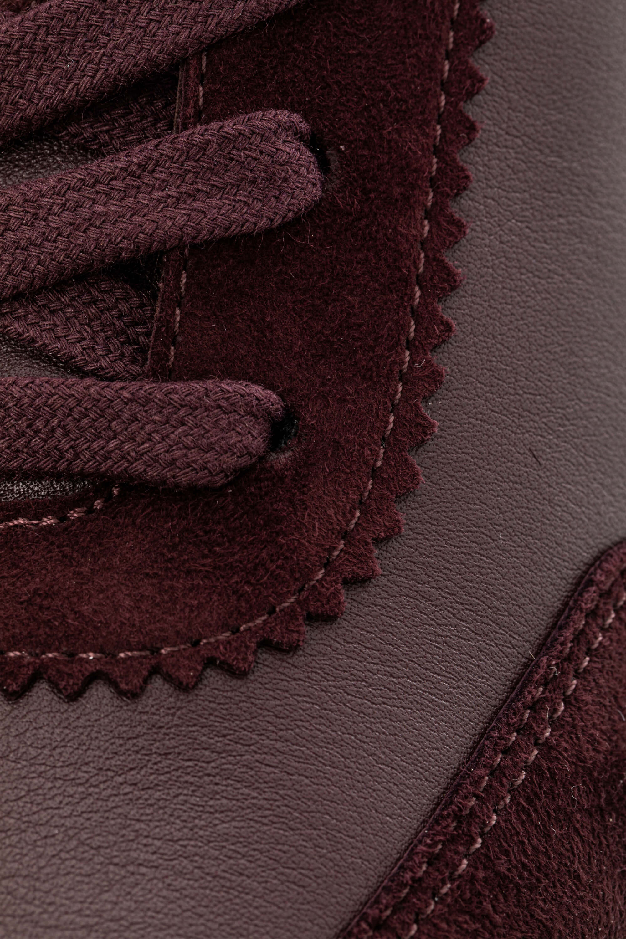 Set complet | HERMES Bouncing Sneaker in Calfskin and Suede Goatskin Bordeaux 42