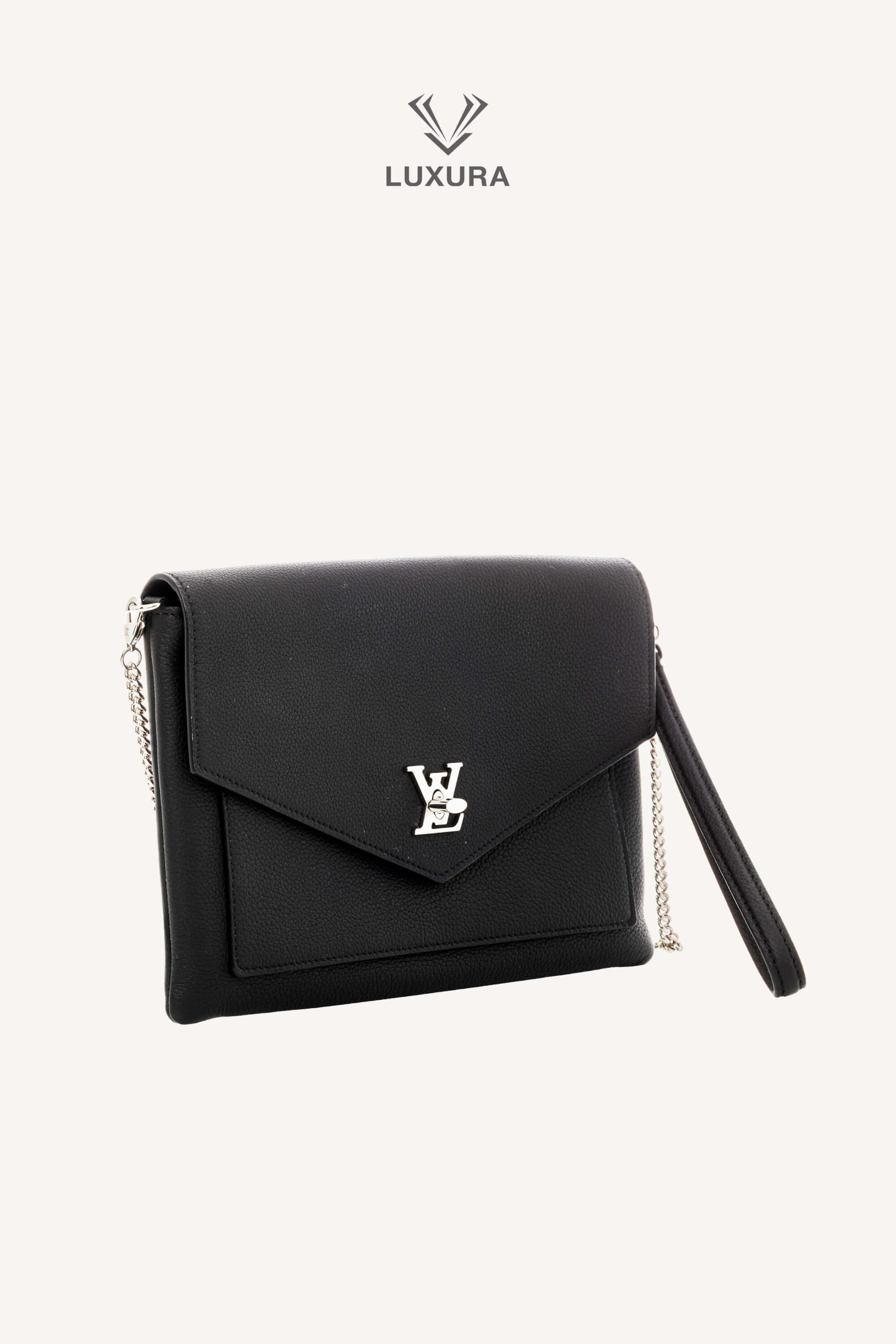 <span style="font-size: 10px;letter-spacing: .15em"></span><br>            <strong>LOUIS VUITTON</strong><br>            <div style="margin-top:10px;font-size:16px">Soft Calfskin My Lockme Chain Pochete Black M63926</div><br> - Image 3