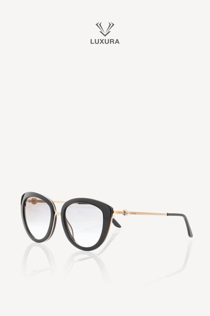 <span style="font-size: 10px;letter-spacing: .15em">BEST DEAL</span><br>            <strong>CARTIER</strong><br>            <div style="margin-top:10px;font-size:16px">CT0247S Trinity Cat-Eye Sunglasses Acetate-Gold Tone Metal</div><br>
