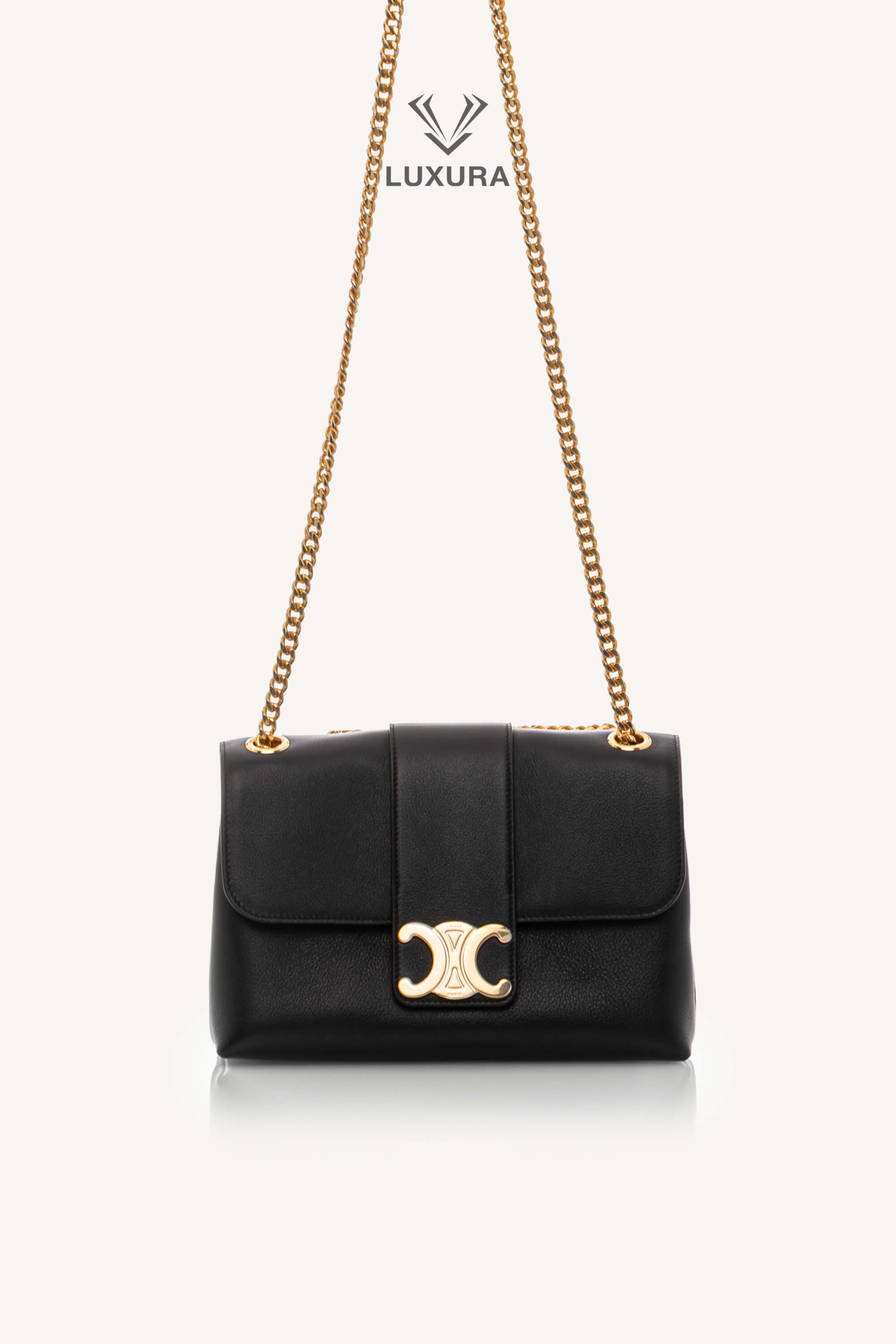 Genti de designeri pre-owned | CELINE Medium Victoire Bag in Supple Calfskin