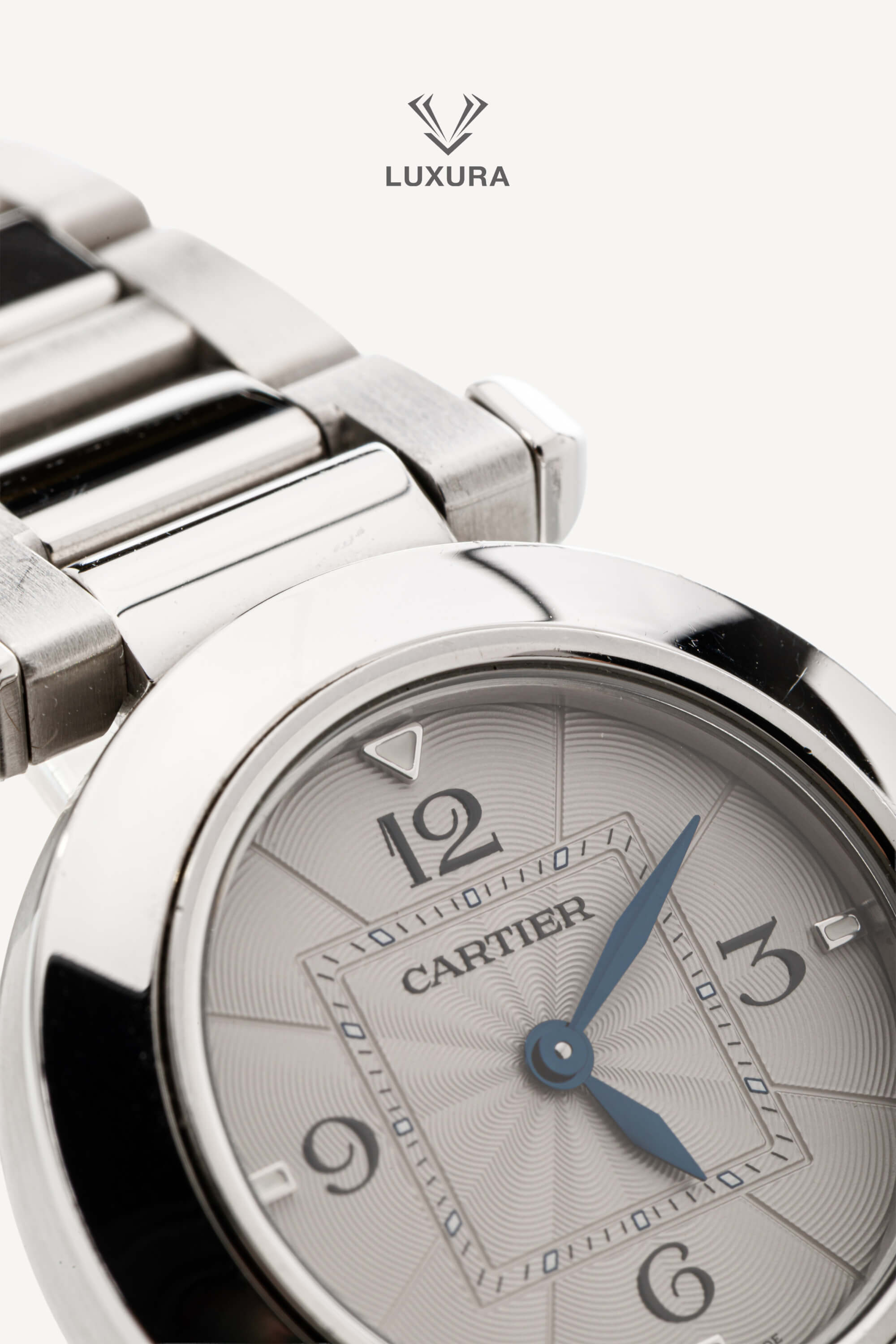 <span style="font-size: 10px; color: rgb(101, 101, 101);letter-spacing: .15em;"> IN TENDINTE</span><br><strong>CARTIER</strong><br><div style="margin-top:10px; font-size:16px;"> Pasha de Cartie-Extra Alligator Straps Stainless Steel Watch </div><br> - Image 14