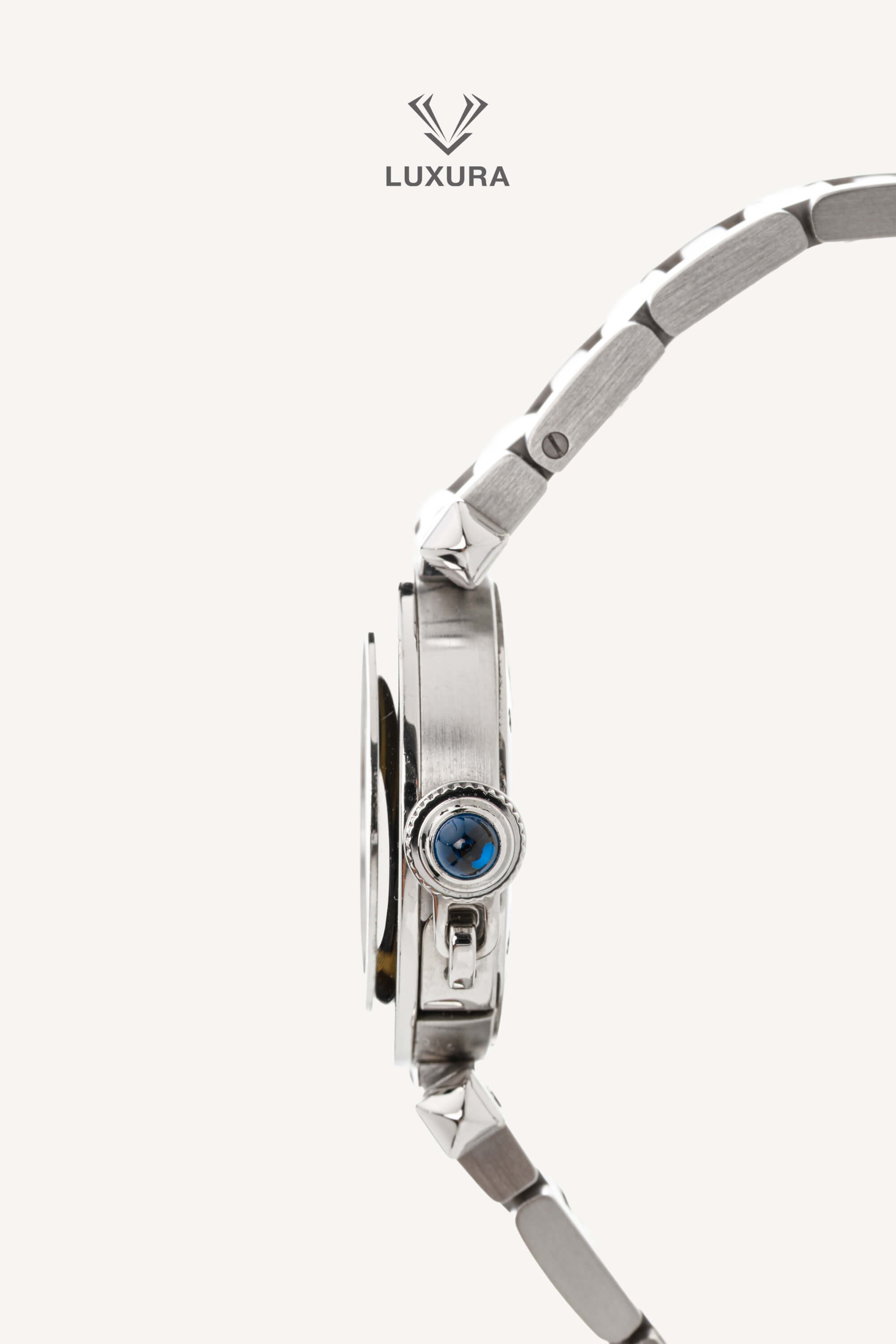<span style="font-size: 10px; color: rgb(101, 101, 101);letter-spacing: .15em;"> IN TENDINTE</span><br><strong>CARTIER</strong><br><div style="margin-top:10px; font-size:16px;"> Pasha de Cartie-Extra Alligator Straps Stainless Steel Watch </div><br> - Image 13