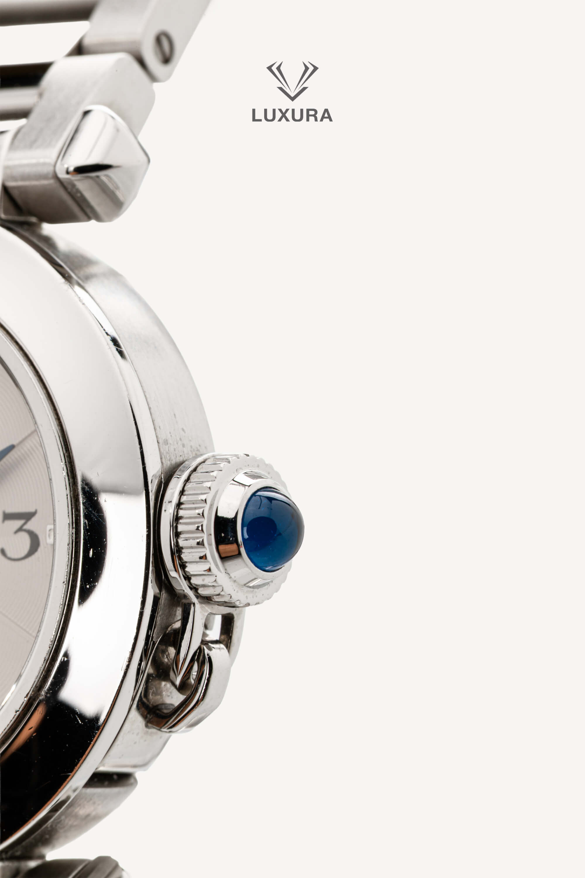 <span style="font-size: 10px; color: rgb(101, 101, 101);letter-spacing: .15em;"> IN TENDINTE</span><br><strong>CARTIER</strong><br><div style="margin-top:10px; font-size:16px;"> Pasha de Cartie-Extra Alligator Straps Stainless Steel Watch </div><br> - Image 11