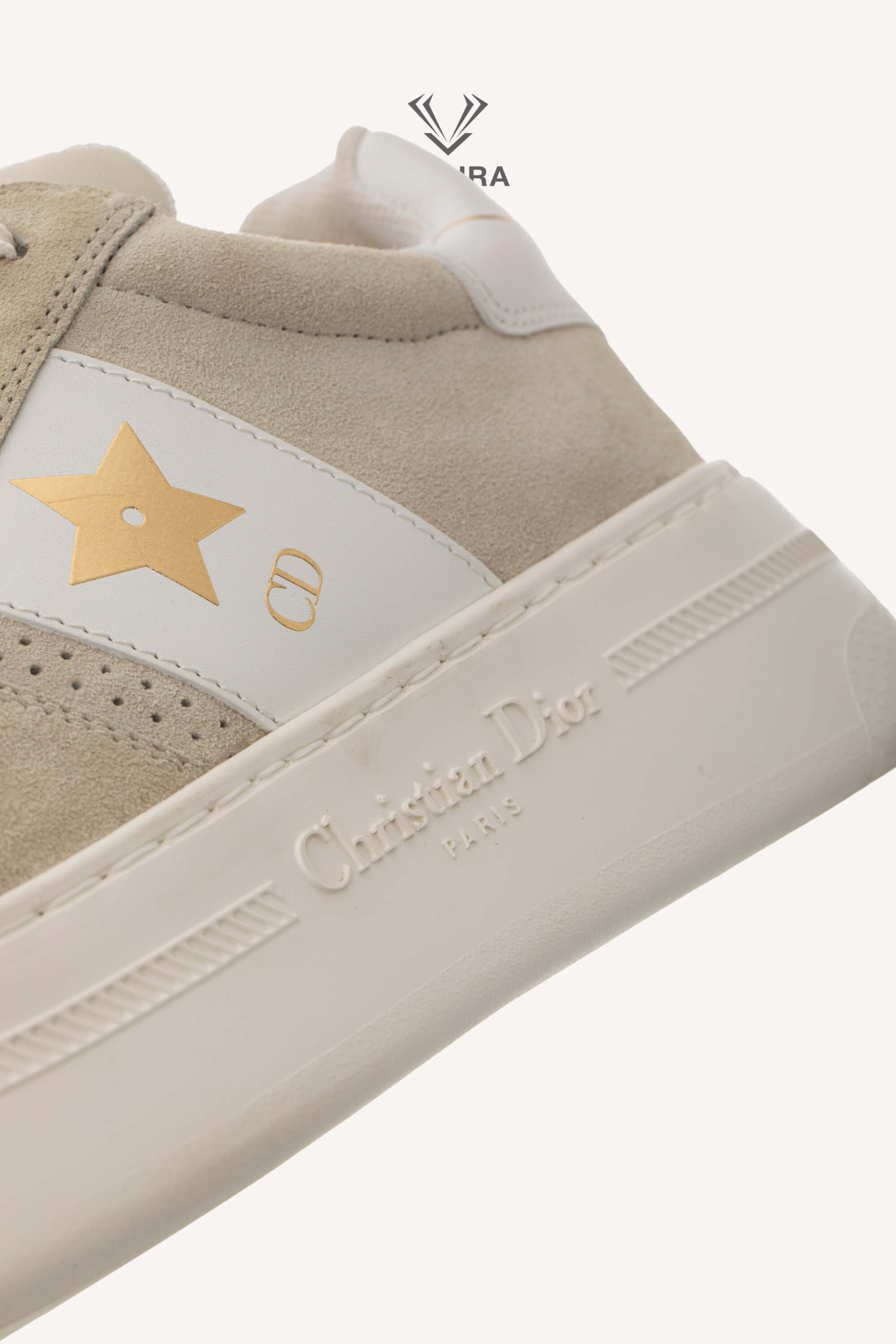 <span style="font-size: 10px;letter-spacing: .15em">HARD TO FIND</span><br> <strong>CHRISTIAN DIOR</strong><br> <div style="margin-top:10px;font-size:16px">Suede Calfskin Dior Star Platform Sneaker Light Beige 36.5</div><br> - Image 17