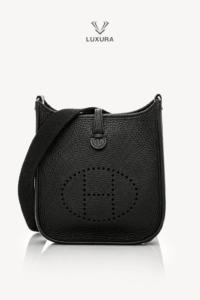 Genti | HERMES Sac Evelyne 16 Amazone Black Taurillon Clemence