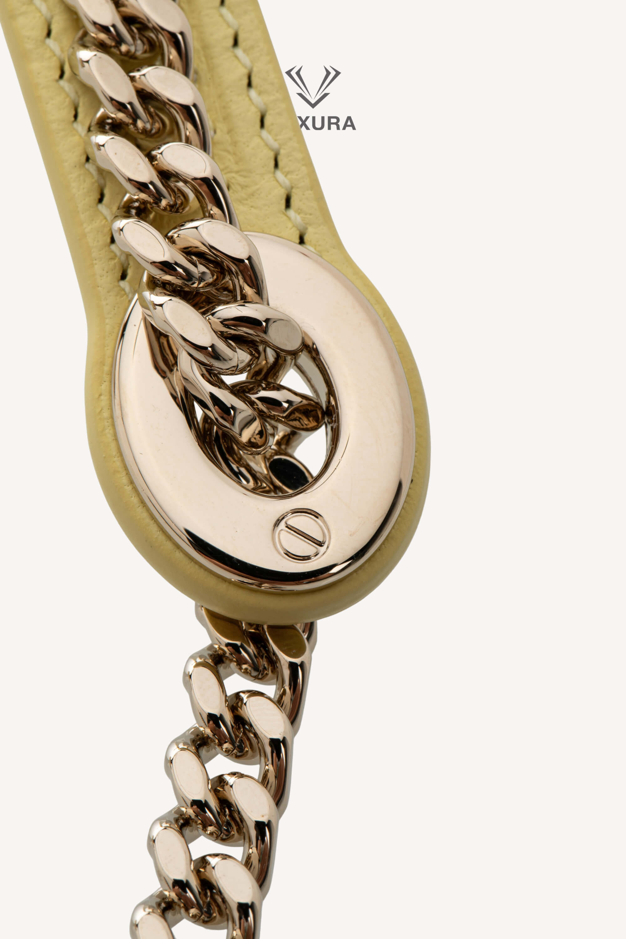<span style="font-size: 10px;letter-spacing: .15em">NEW COLLECTION</span><br> <strong>DIOR</strong><br> <div style="margin-top:10px;font-size:16px">Lady Dior Mini Bag with Chain Lambskin Leather with Cannage Patern in Soft Pink Mimosa and White</div><br> - Image 25
