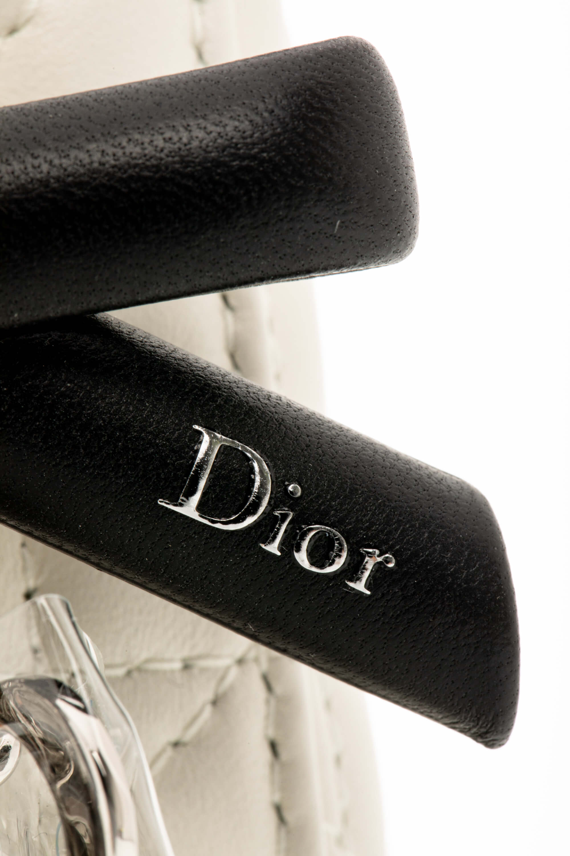 <span style="font-size: 10px;letter-spacing: .15em">NEW COLLECTION</span><br> <strong>DIOR</strong><br> <div style="margin-top:10px;font-size:16px">Mini Lady Dior Bag with Chain Two-Tone Latte and Black Cannage Lambskin</div><br> - Image 15
