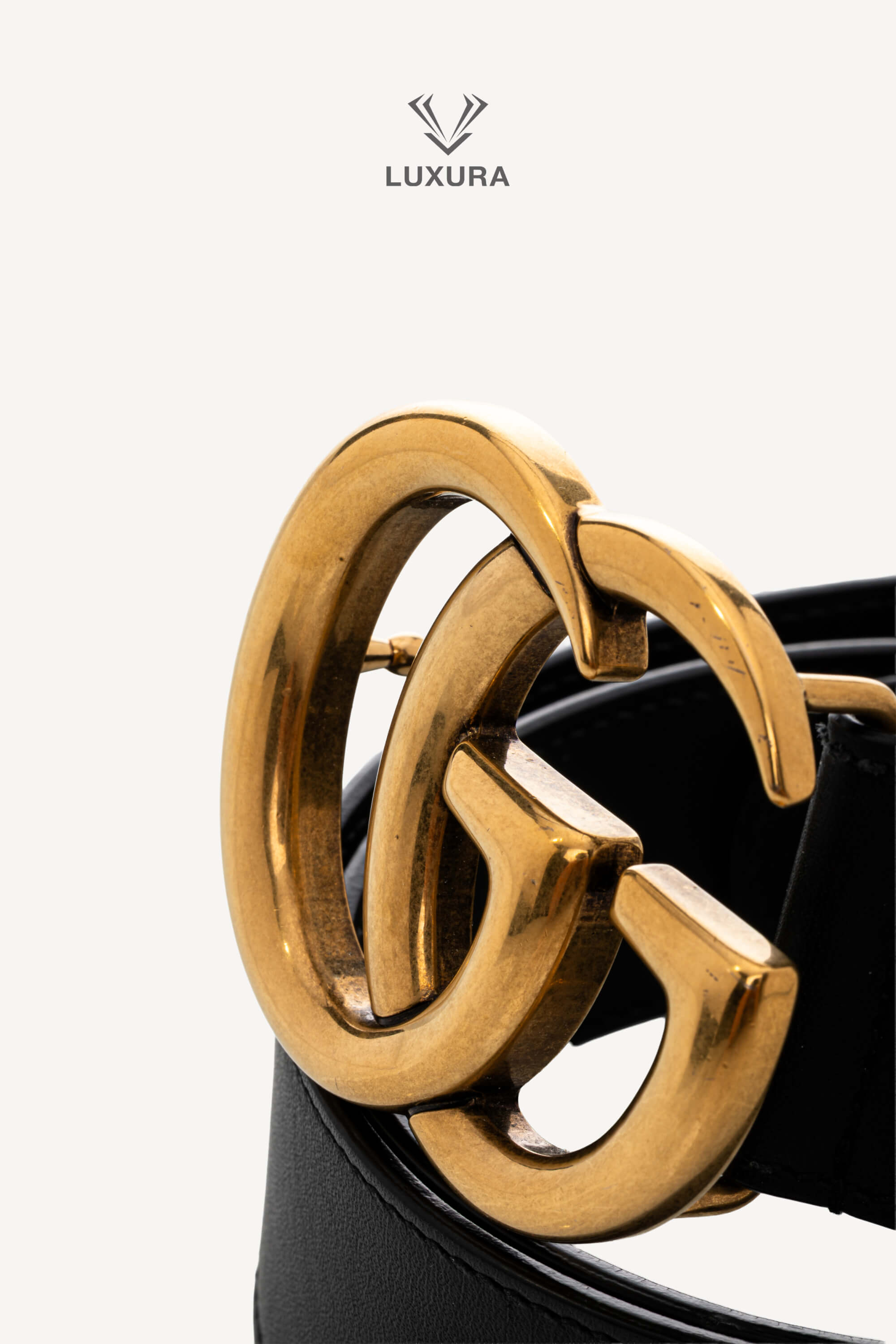 <span style="font-size: 10px;letter-spacing: .15em">IN TRENDING</span><br> <strong>GUCCI</strong><br> <div style="margin-top:10px;font-size:16px">Calfskin Double G 40mm Belt 85 Black</div><br> - Image 8