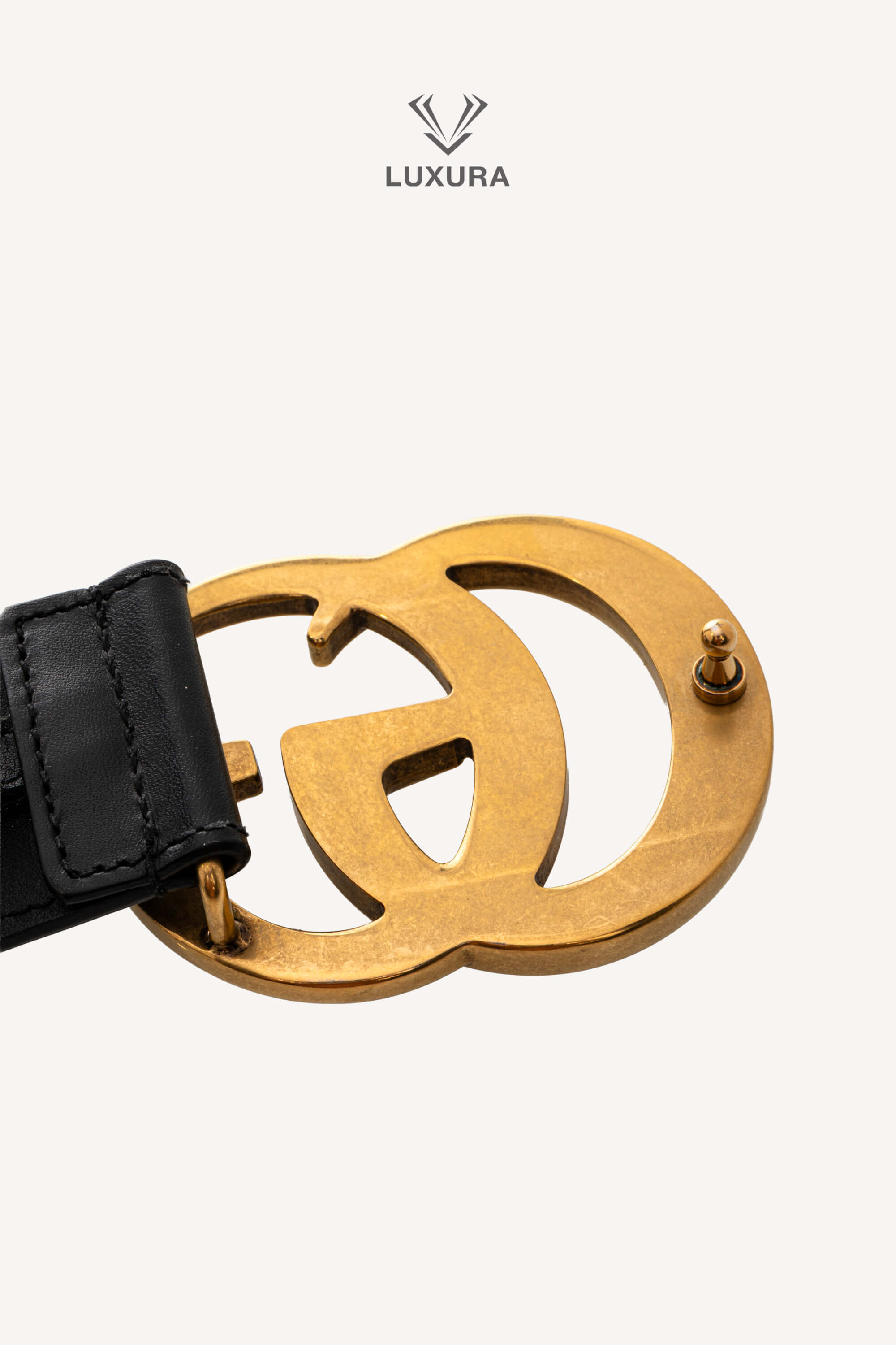<span style="font-size: 10px;letter-spacing: .15em">IN TRENDING</span><br> <strong>GUCCI</strong><br> <div style="margin-top:10px;font-size:16px">Calfskin Double G 40mm Belt 85 Black</div><br> - Image 11