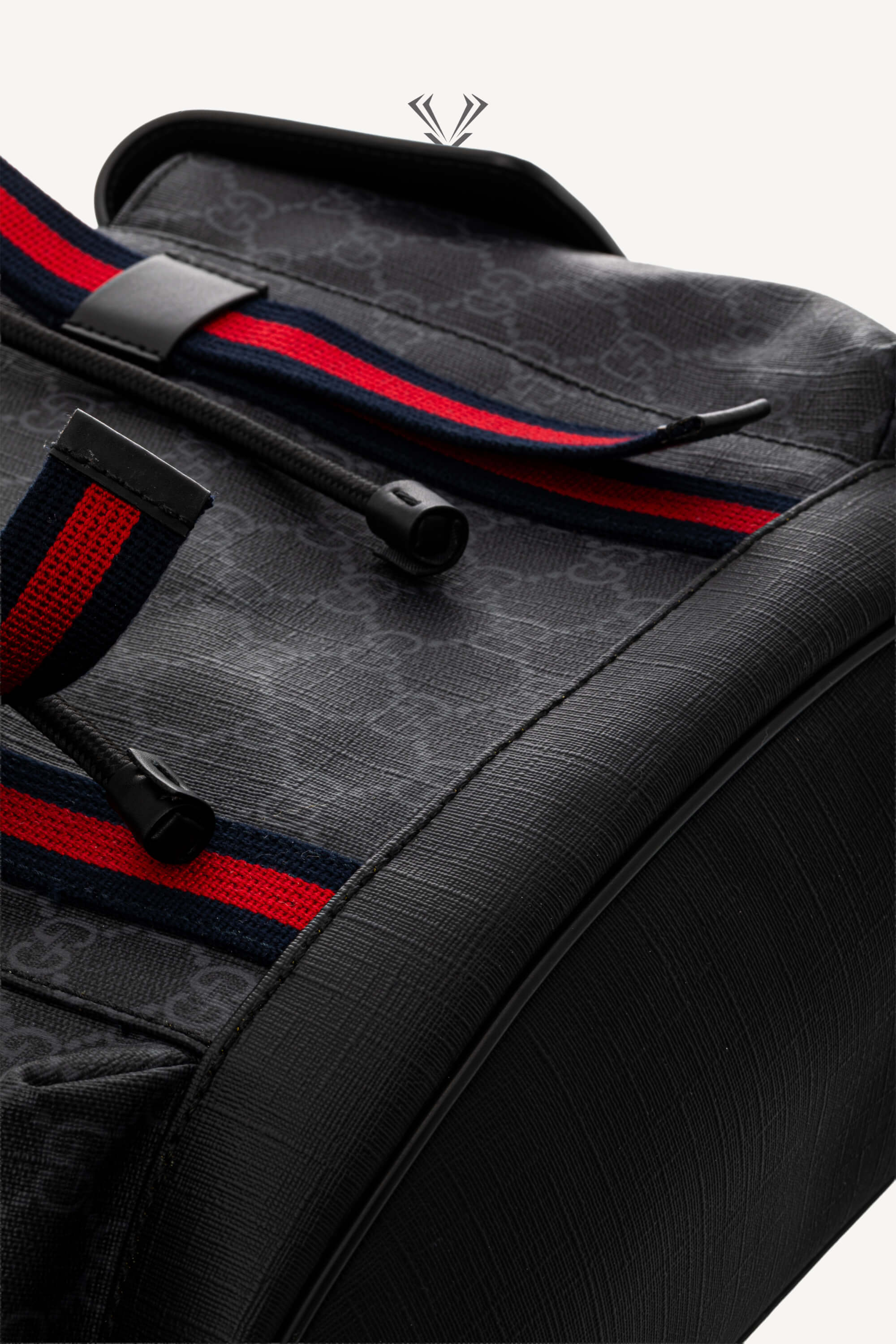 <span style="font-size: 10px;letter-spacing: .15em">BEST DEAL</span><br> <strong>GUCCI</strong><br> <div style="margin-top:10px;font-size:16px">Soft GG Supreme Monogram Calfskin Web Double Buckle Backpack Black</div><br> - Image 15