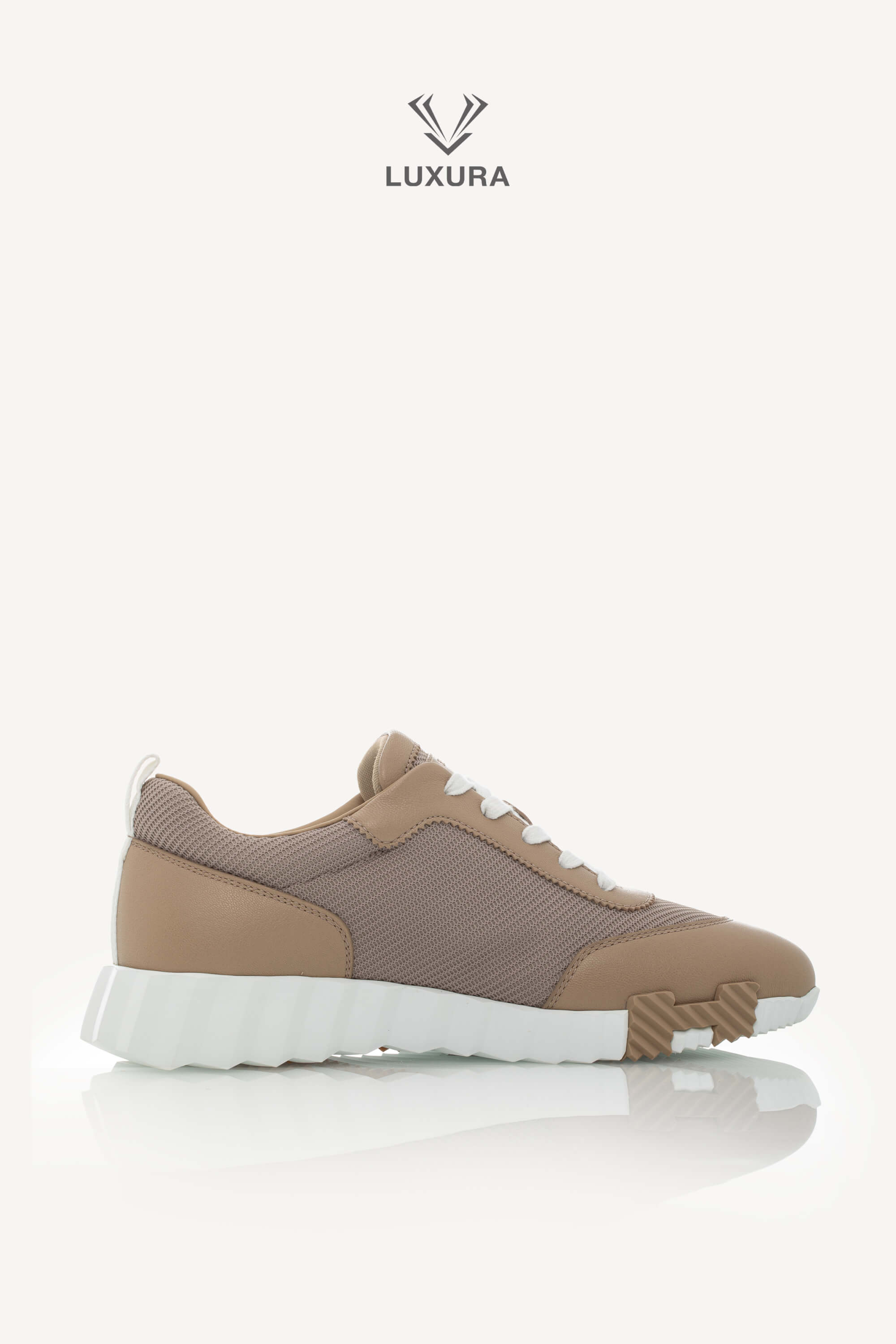 Luxura Boutique | Hermes Bouncing Sneaker Beige Lin 39 | SSLEB00227320 | imagine 9