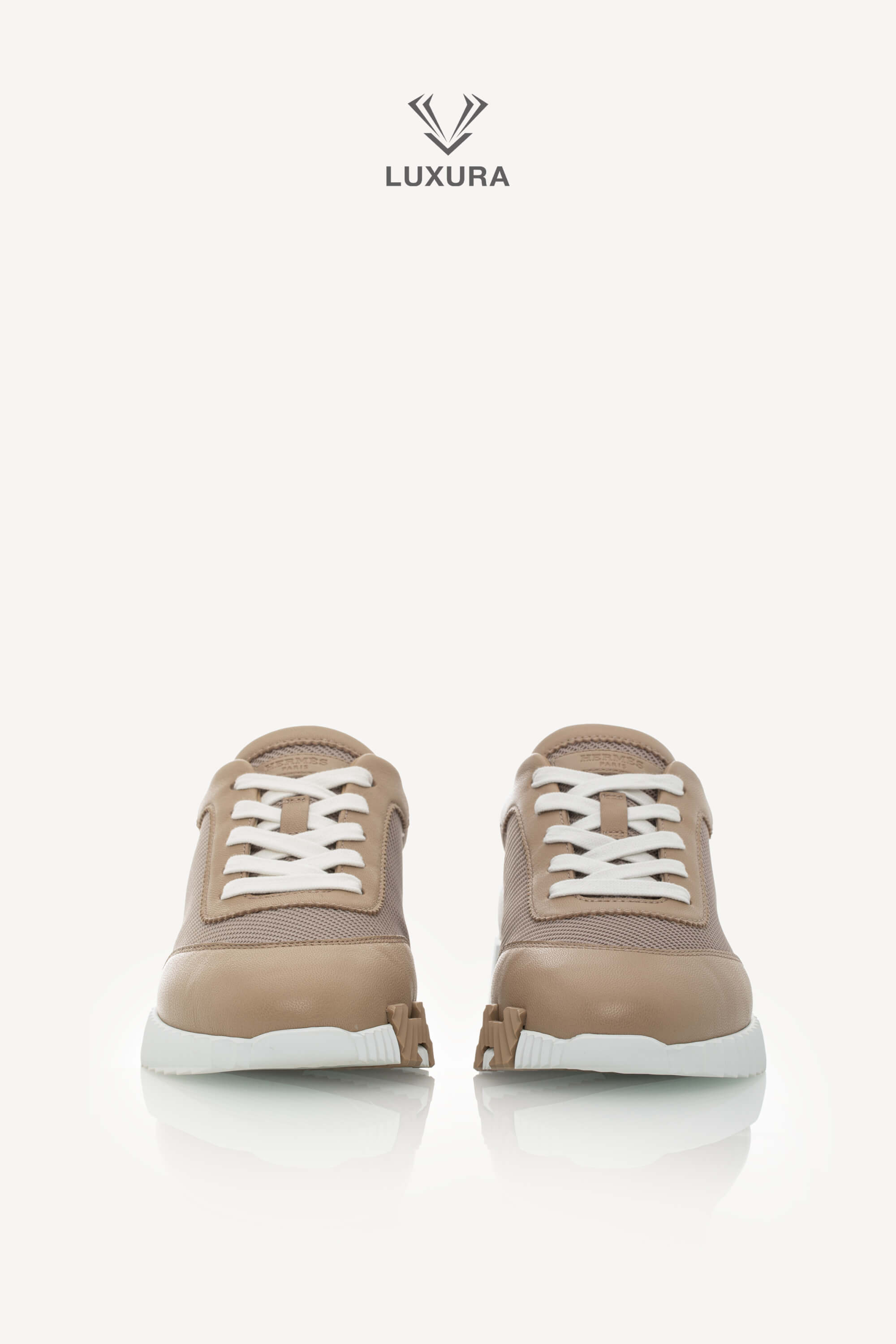 Luxura Boutique | Hermes Bouncing Sneaker Beige Lin 39 | SSLEB00227320 | imagine 12