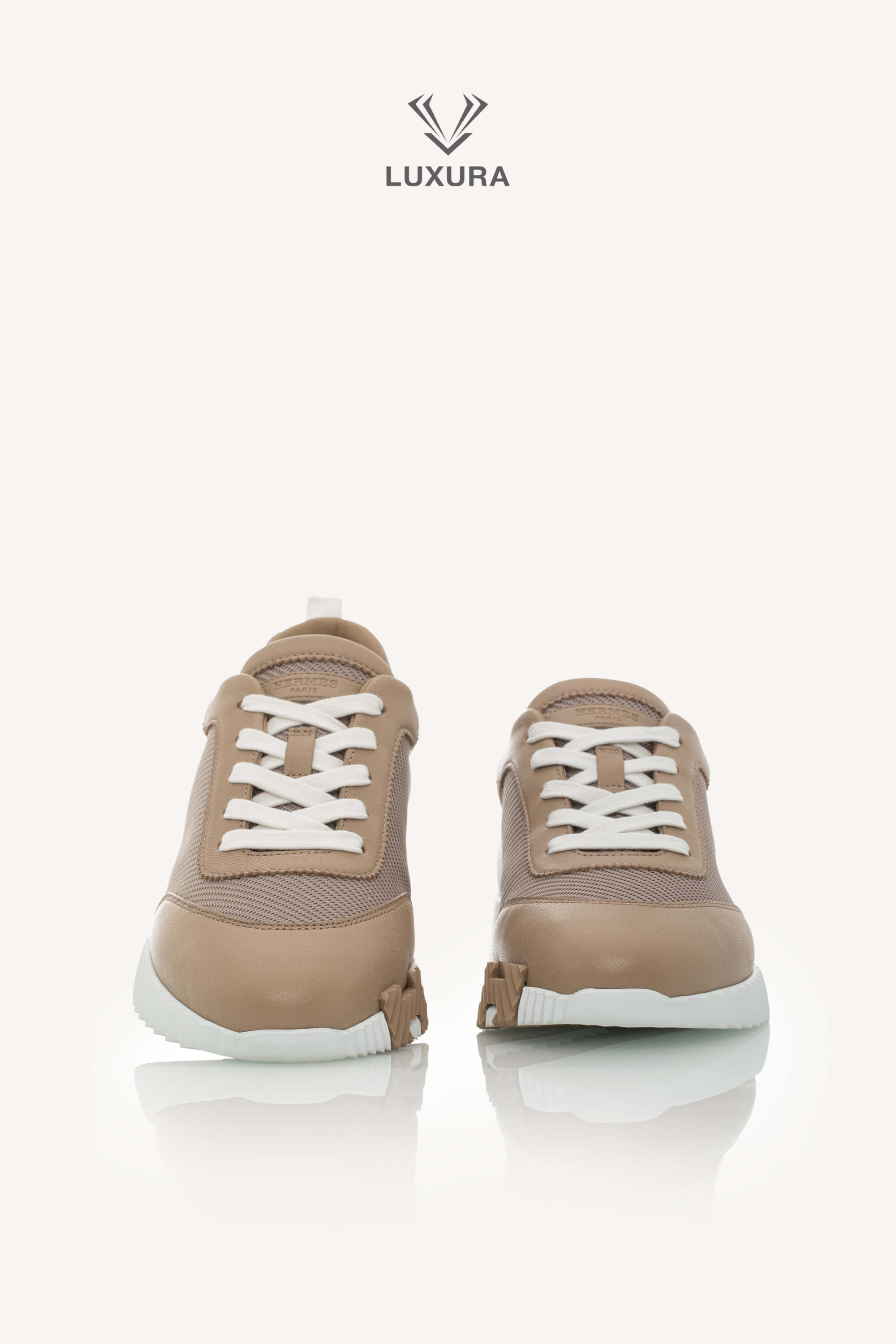 Luxura Boutique | Hermes Bouncing Sneaker Beige Lin 39 | SSLEB00227320 | imagine 10