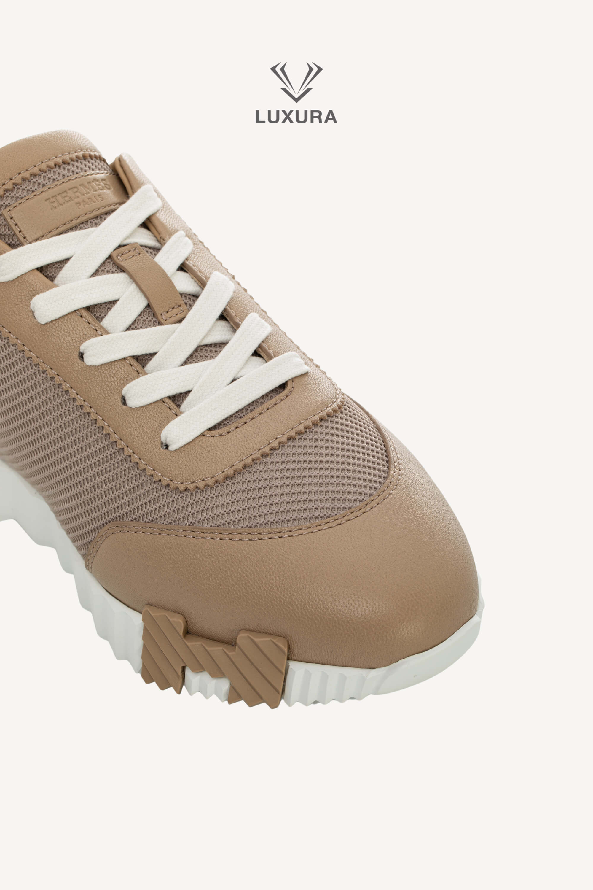 Luxura Boutique | Hermes Bouncing Sneaker Beige Lin 39 | SSLEB00227320 | imagine 13