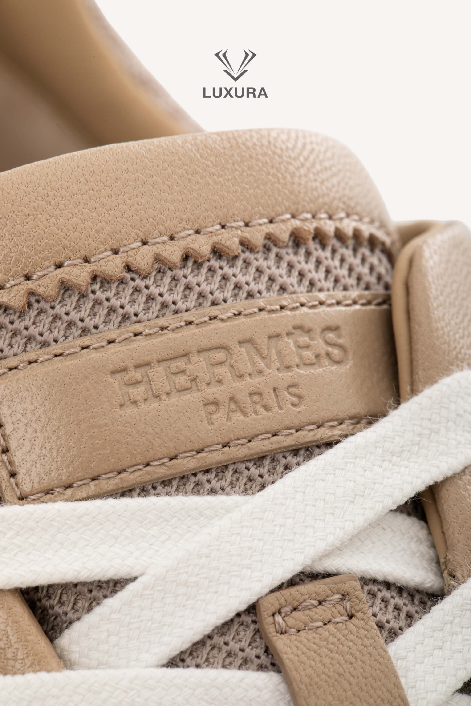 Luxura Boutique | Hermes Bouncing Sneaker Beige Lin 39 | SSLEB00227320 | imagine 16