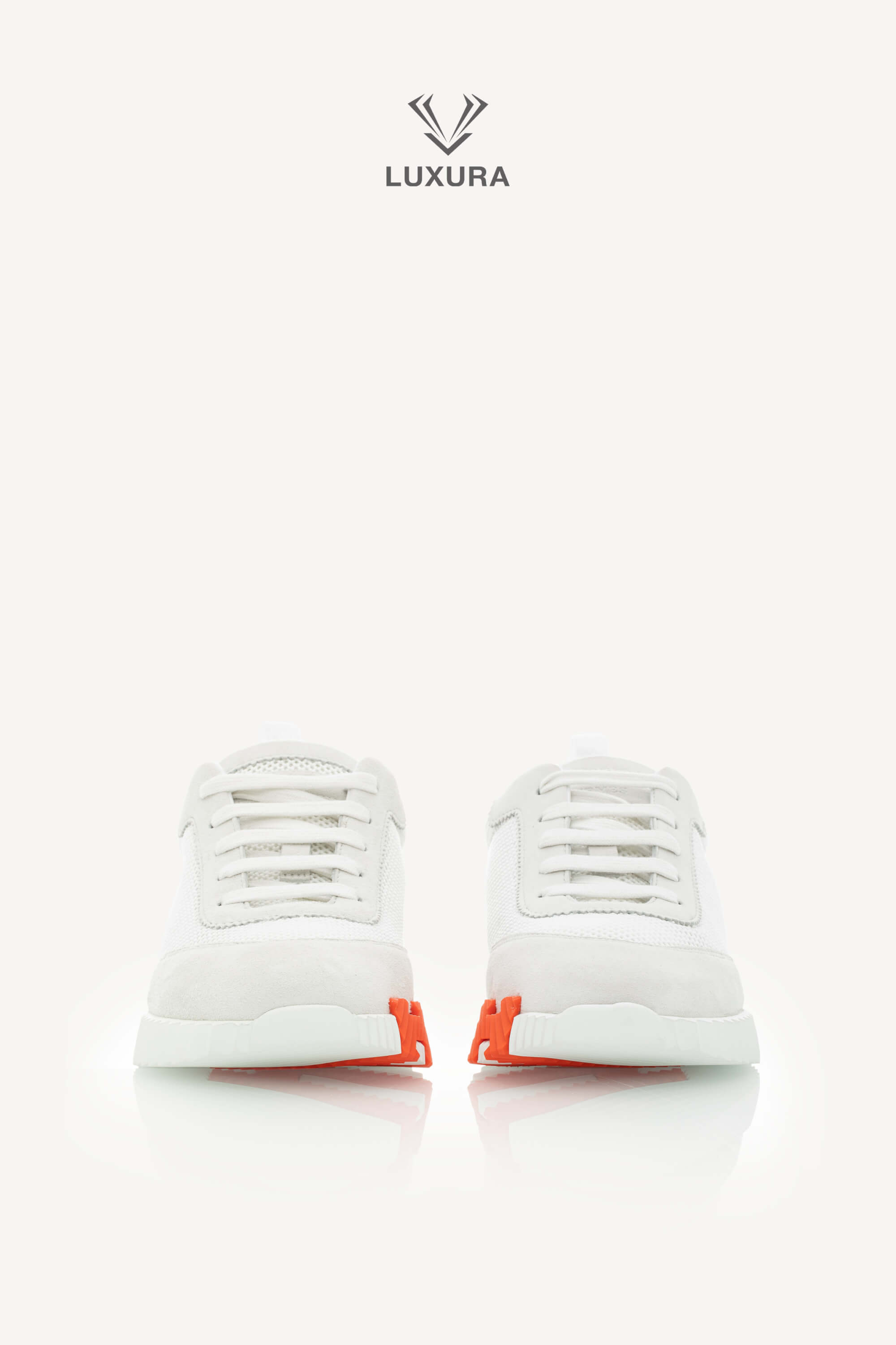 Special | Hermes Bouncing Sneaker Textured Mesh and Suede Goatskin White 40 | SSLEB00227315 | imagine 6
