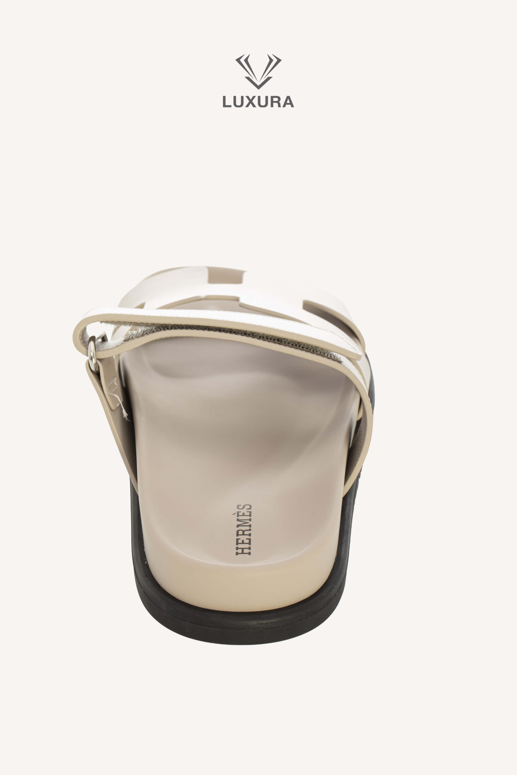 <span style="font-size: 10px;letter-spacing: .15em">HARD TO FIND</span><br> <strong>HERMES</strong><br> <div style="margin-top:10px;font-size:16px">Chypre Sandal Beige Galet 37</div><br> - Image 7