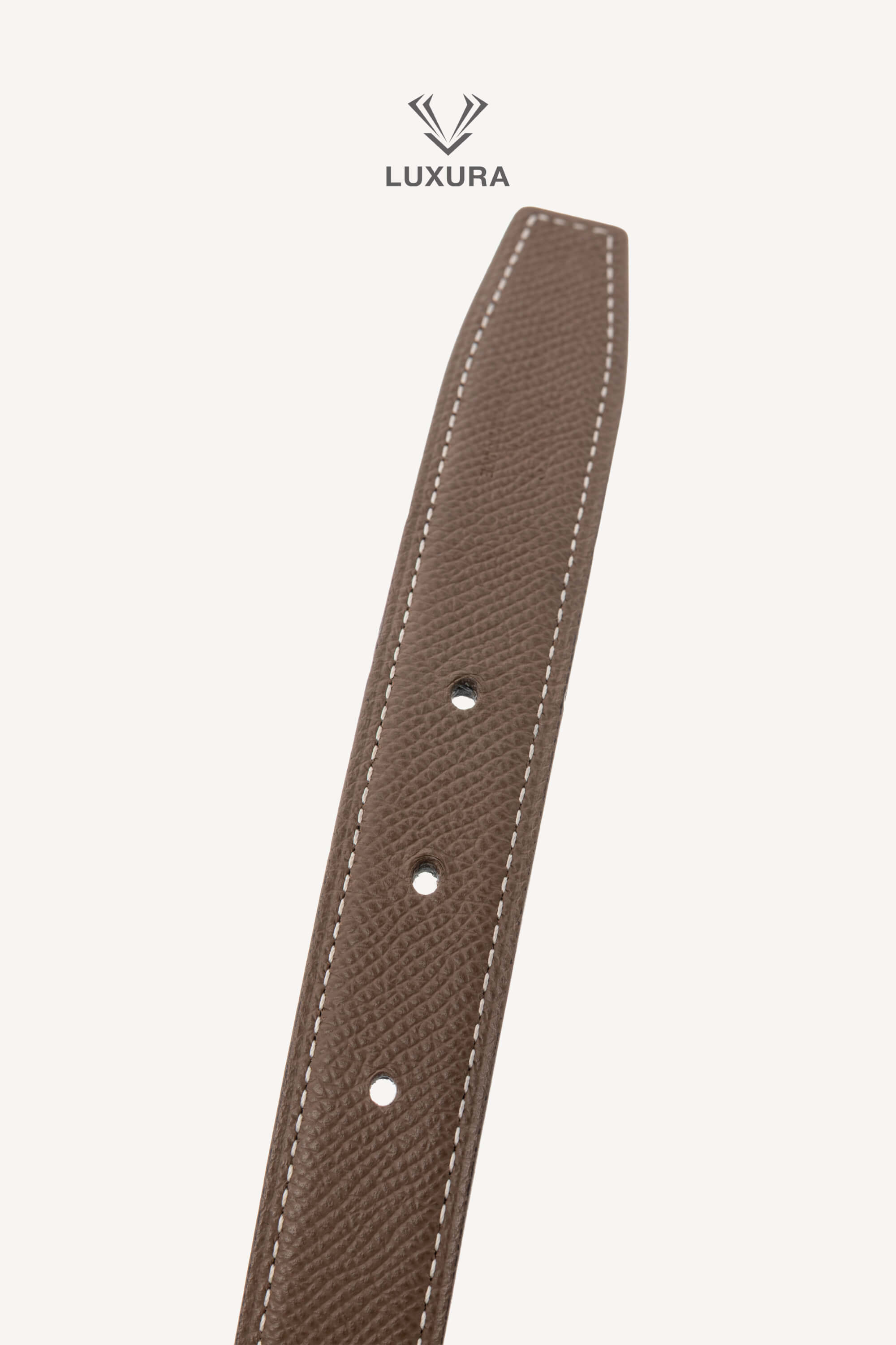 <span style="font-size: 10px;letter-spacing: .15em">HARD TO FIND</span><br> <strong>HERMES</strong><br> <div style="margin-top:10px;font-size:16px">H Torsade Belt Buckle Reversible Leather Strap 24mm Noir Etoupe 70 cm</div><br> - Image 9