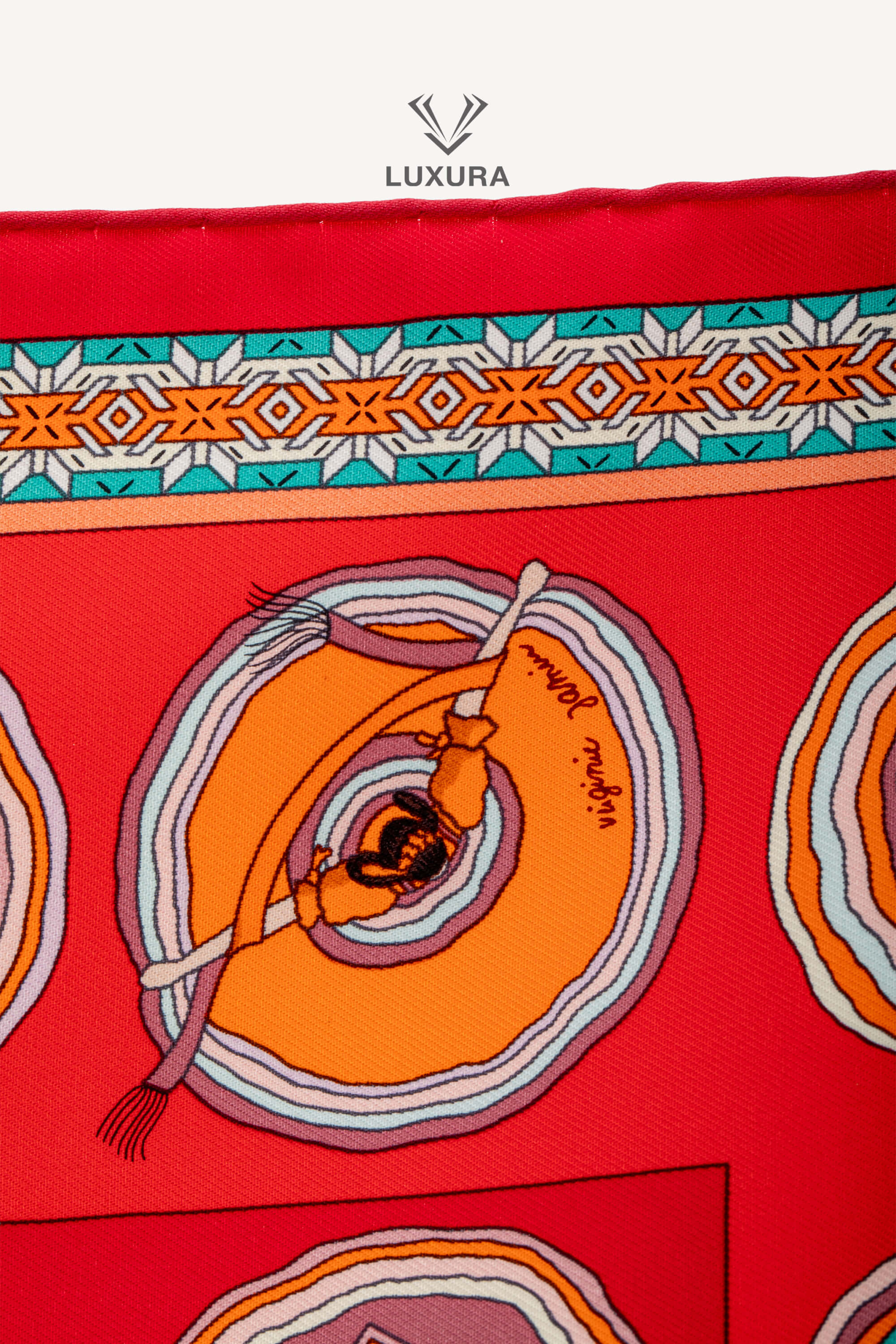 All day every day | Hermes Silk Belles Du Mexique Scarf 45 Framboise-Orange-Vert | ACLEB00226677 | imagine 8