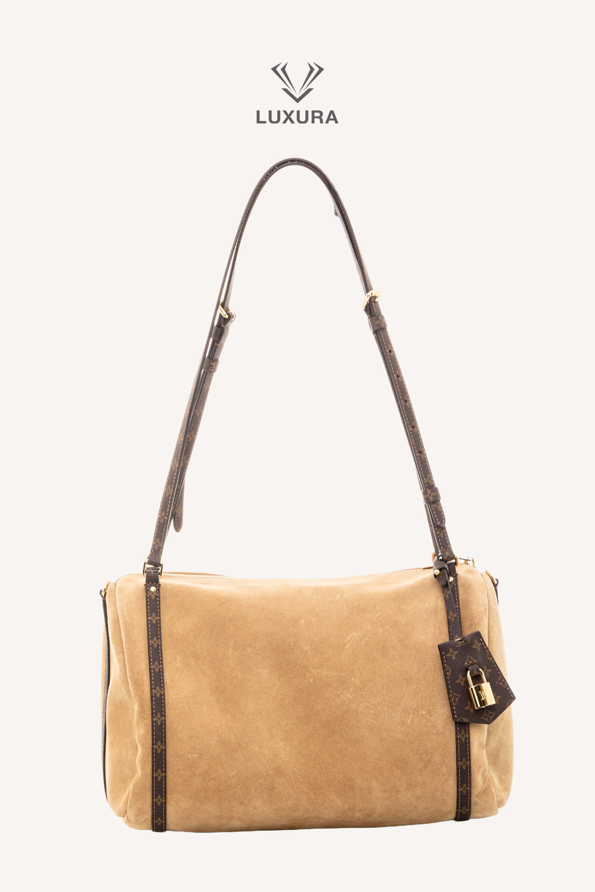 <span style="font-size: 10px;letter-spacing: .15em">NEW COLLECTION</span><br> <strong>LOUIS VUITTON</strong><br> <div style="margin-top:10px;font-size:16px">Express MM Noisette M26358</div><br> - Image 4