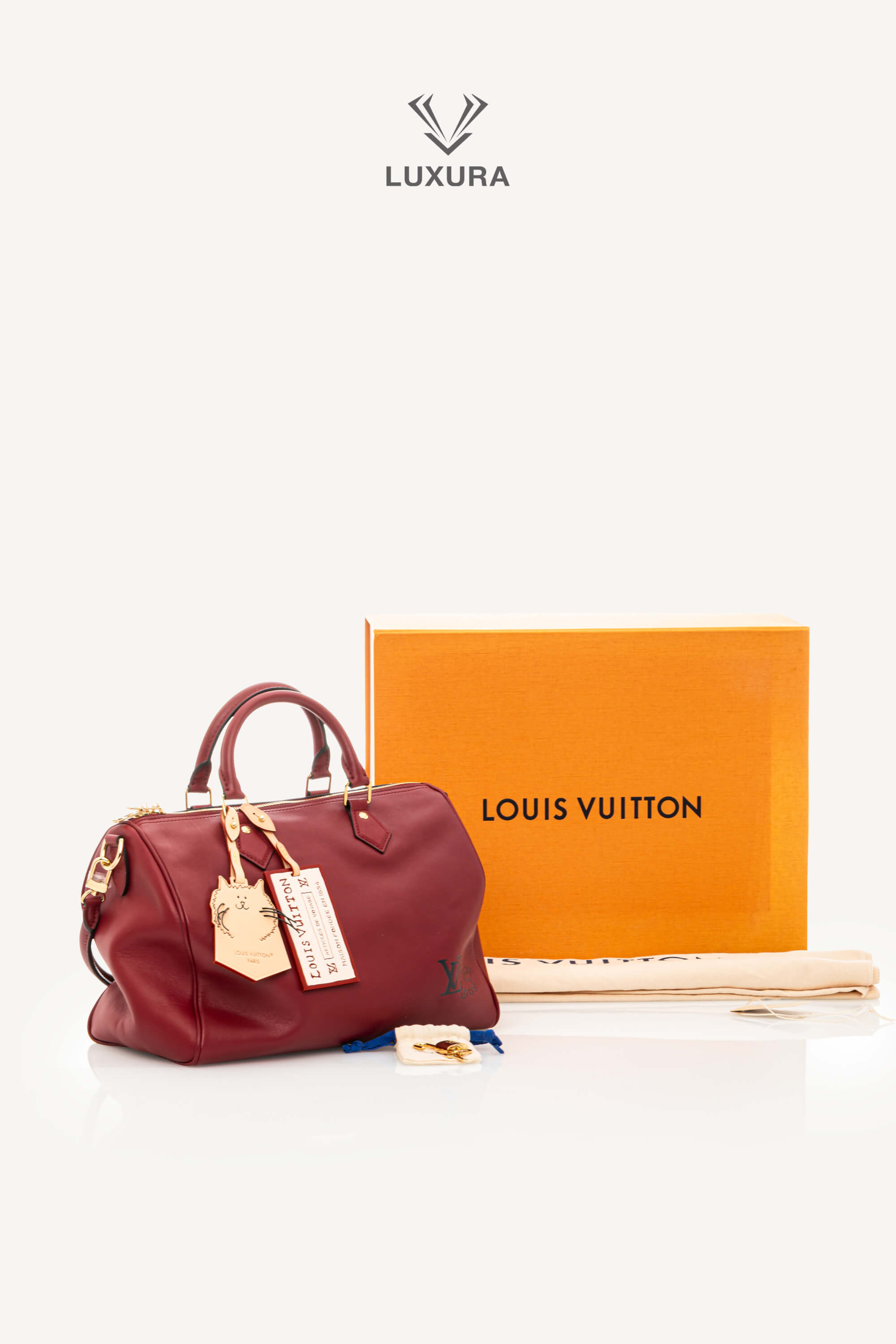 <span style="font-size: 10px;letter-spacing: .15em"></span><br> <strong>LOUIS VUITTON</strong><br> <div style="margin-top:10px;font-size:16px">Travels With Grace Coddington Speedy Soft 30</div><br> - Image 2