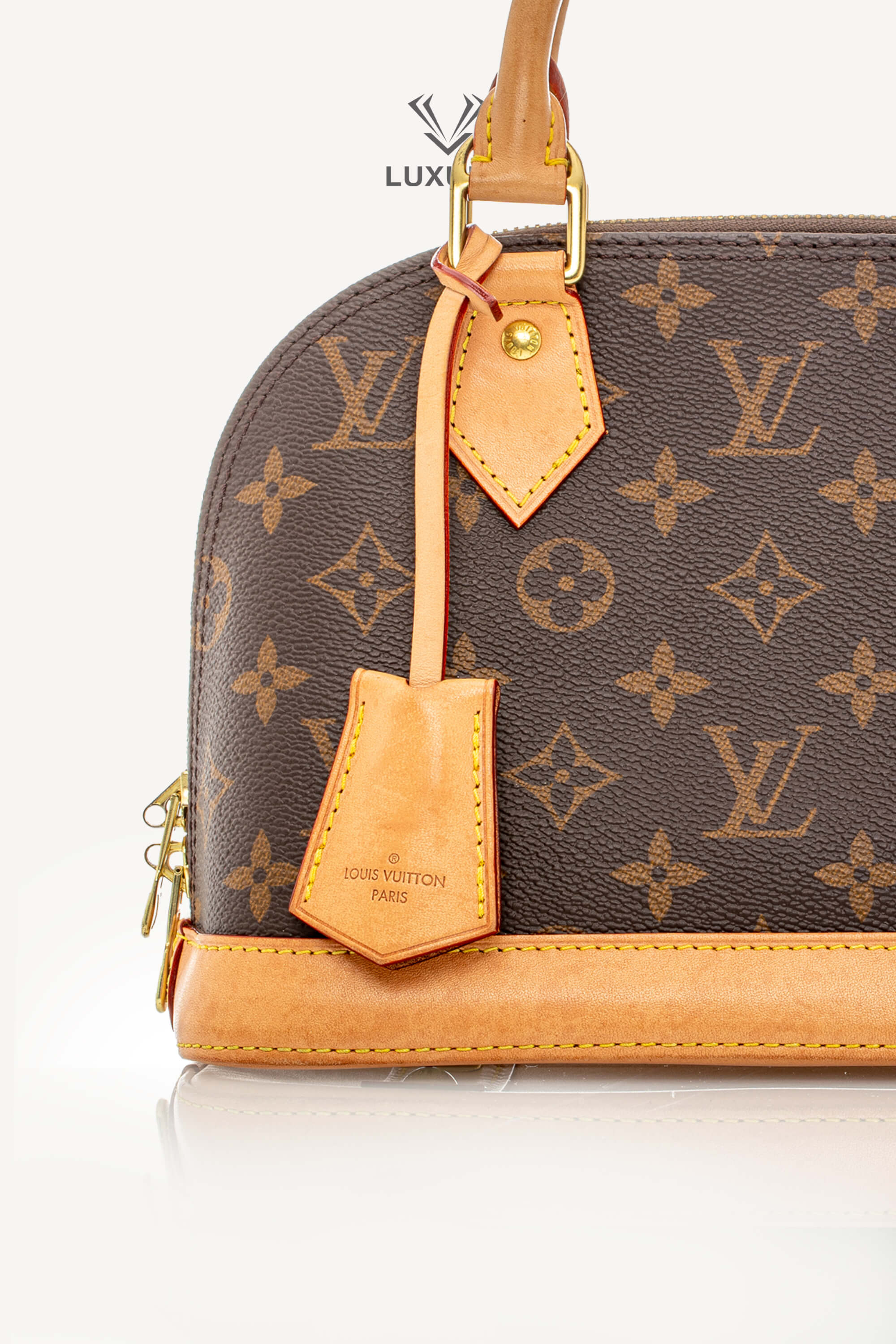 <span style="font-size: 10px;letter-spacing: .15em">BEST DEAL</span><br> <strong>LOUIS VUITTON</strong><br> <div style="margin-top:10px;font-size:16px">Alma BB Monogram Canvas M46990</div><br> - Image 8