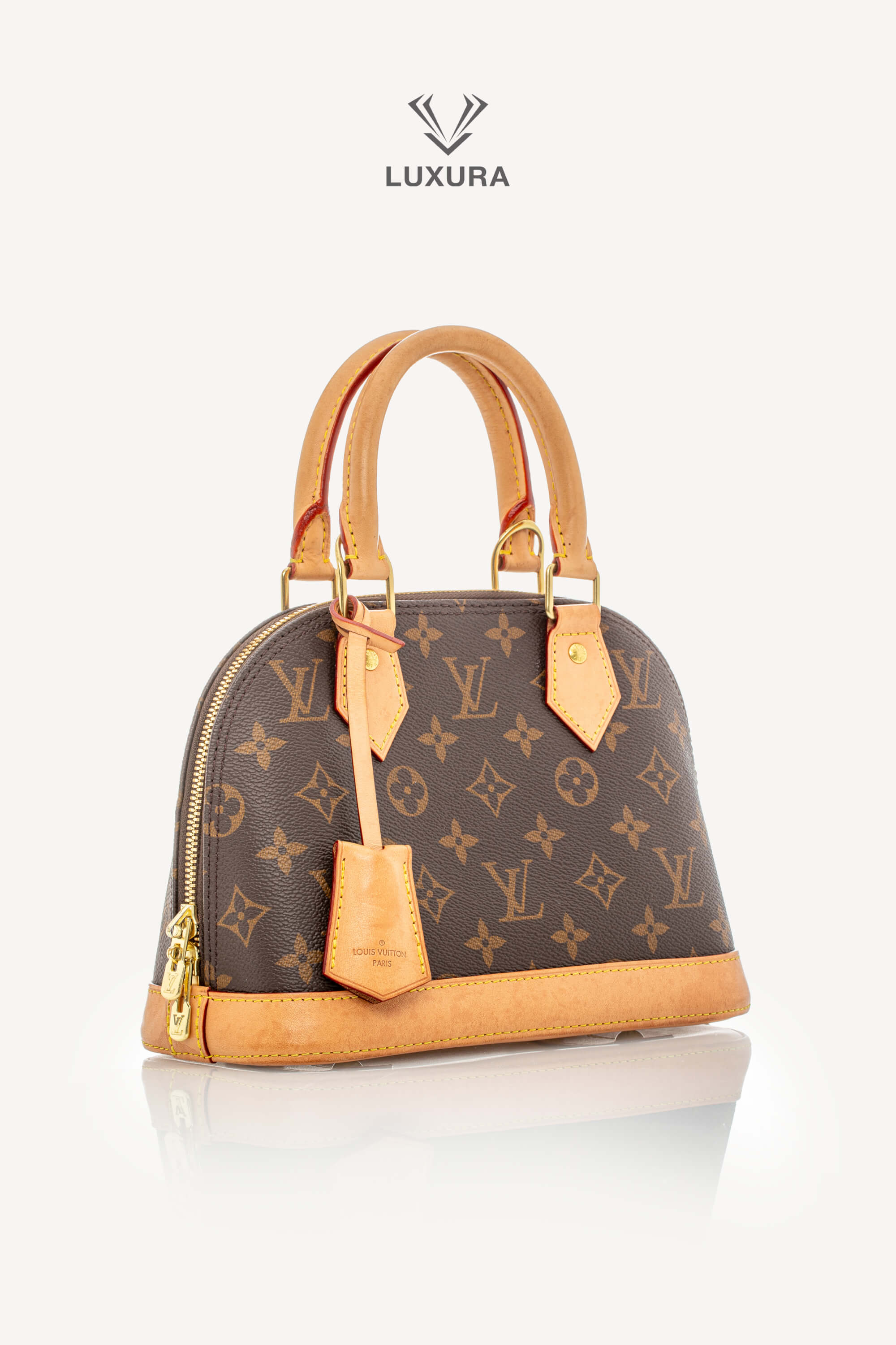 <span style="font-size: 10px;letter-spacing: .15em">BEST DEAL</span><br> <strong>LOUIS VUITTON</strong><br> <div style="margin-top:10px;font-size:16px">Alma BB Monogram Canvas M46990</div><br> - Image 3