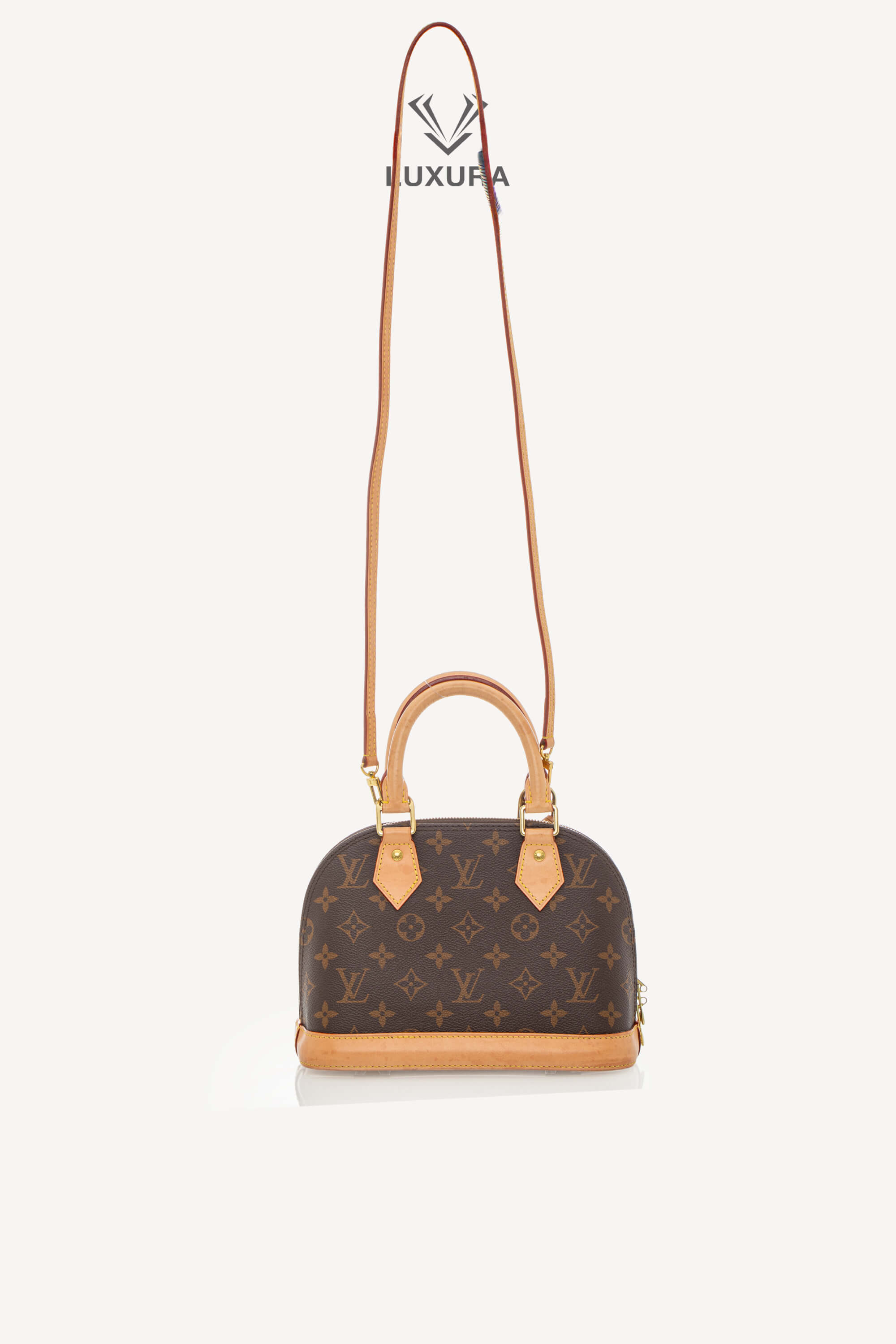 <span style="font-size: 10px;letter-spacing: .15em">BEST DEAL</span><br> <strong>LOUIS VUITTON</strong><br> <div style="margin-top:10px;font-size:16px">Alma BB Monogram Canvas M46990</div><br> - Image 4