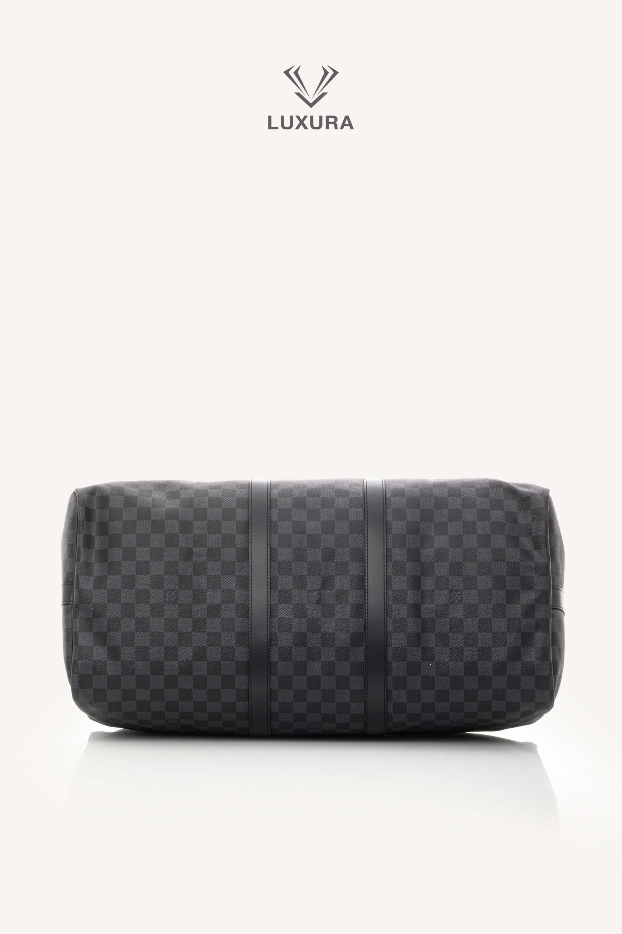 <span style="font-size: 10px;letter-spacing: .15em">BEST DEAL</span><br> <strong>LOUIS VUITTON</strong><br> <div style="margin-top:10px;font-size:16px">Damier Graphite Canvas Keepall Bandouliere 55 N41413</div><br> - Image 30