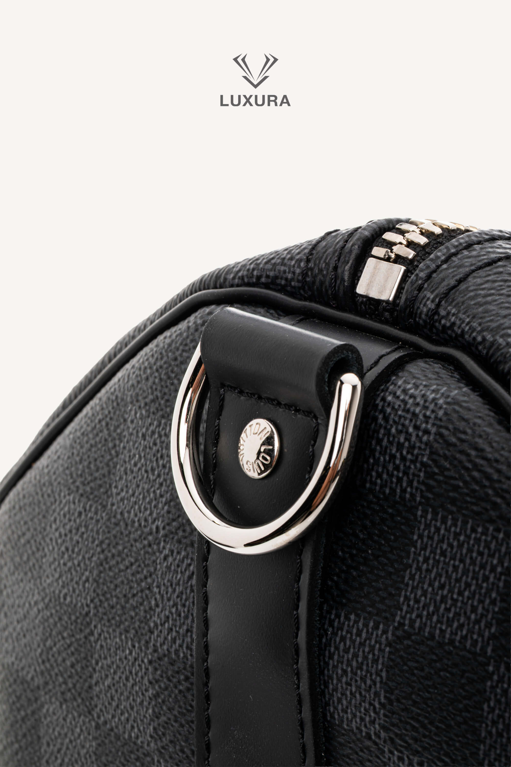 <span style="font-size: 10px;letter-spacing: .15em">BEST DEAL</span><br> <strong>LOUIS VUITTON</strong><br> <div style="margin-top:10px;font-size:16px">Damier Graphite Canvas Keepall Bandouliere 55 N41413</div><br> - Image 18
