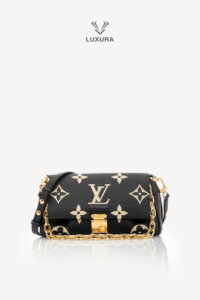 WeLove | Louis Vuitton Favorite Bag Bicolor Monogram Empreinte Leather Black Beige | HBLEB00227406 | imagine 4