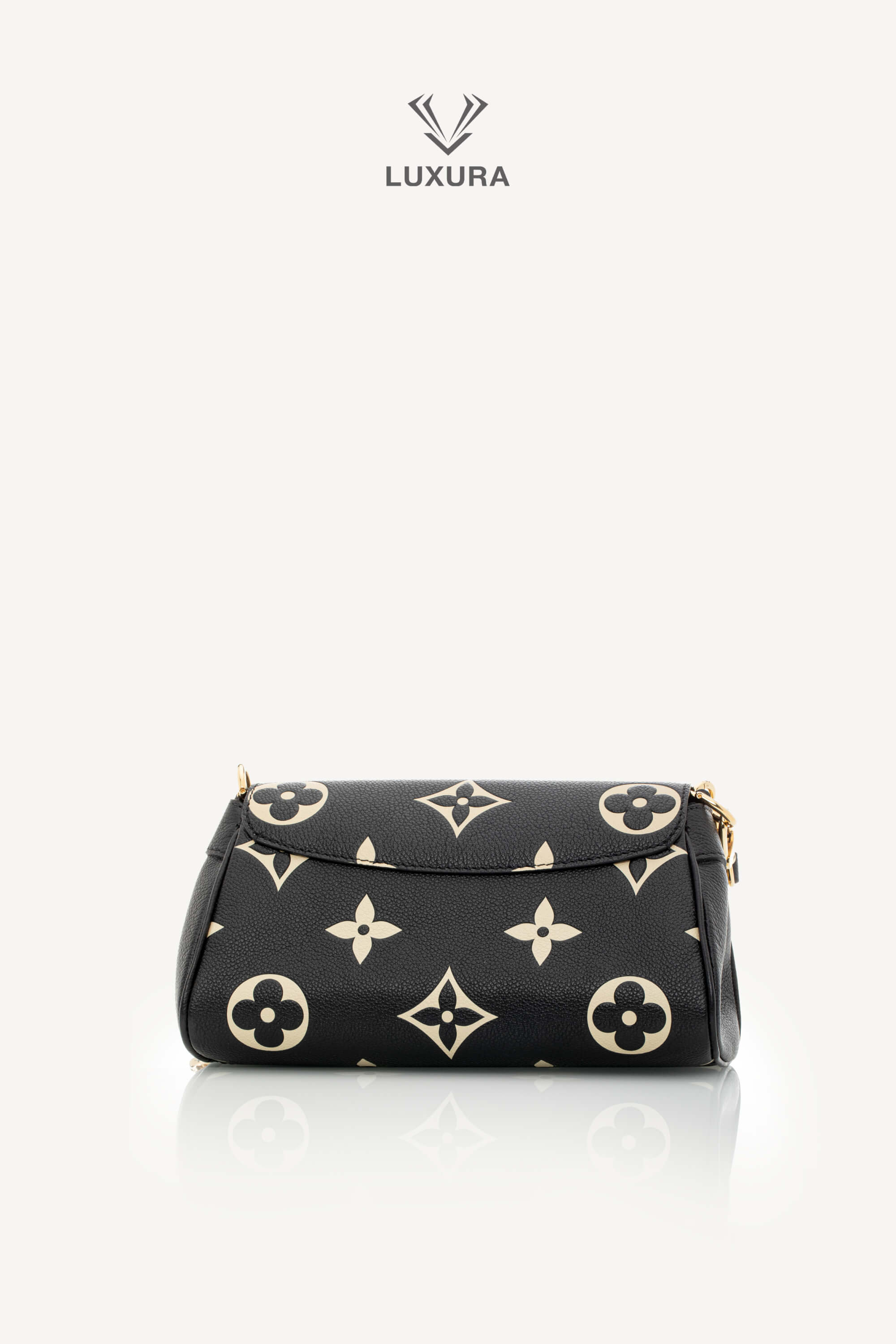 WeLove | Louis Vuitton Favorite Bag Bicolor Monogram Empreinte Leather Black Beige | HBLEB00227406 | imagine 7