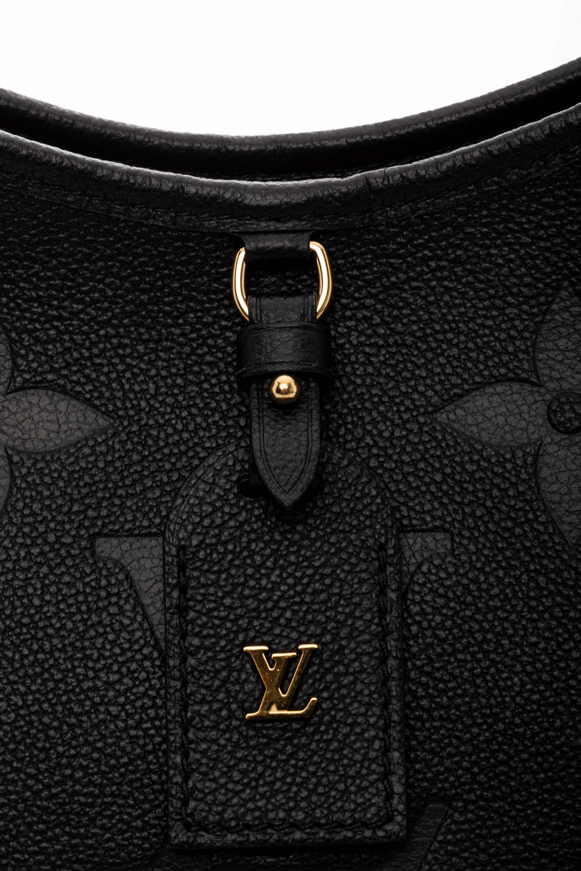 <span style="font-size: 10px;letter-spacing: .15em">HARD TO FIND</span><br>            <strong>LOUIS VUITTON</strong><br>            <div style="margin-top:10px;font-size:16px">Monogram Empreinte Leather CarryAll PM Bag Black M46288</div><br> - Image 10
