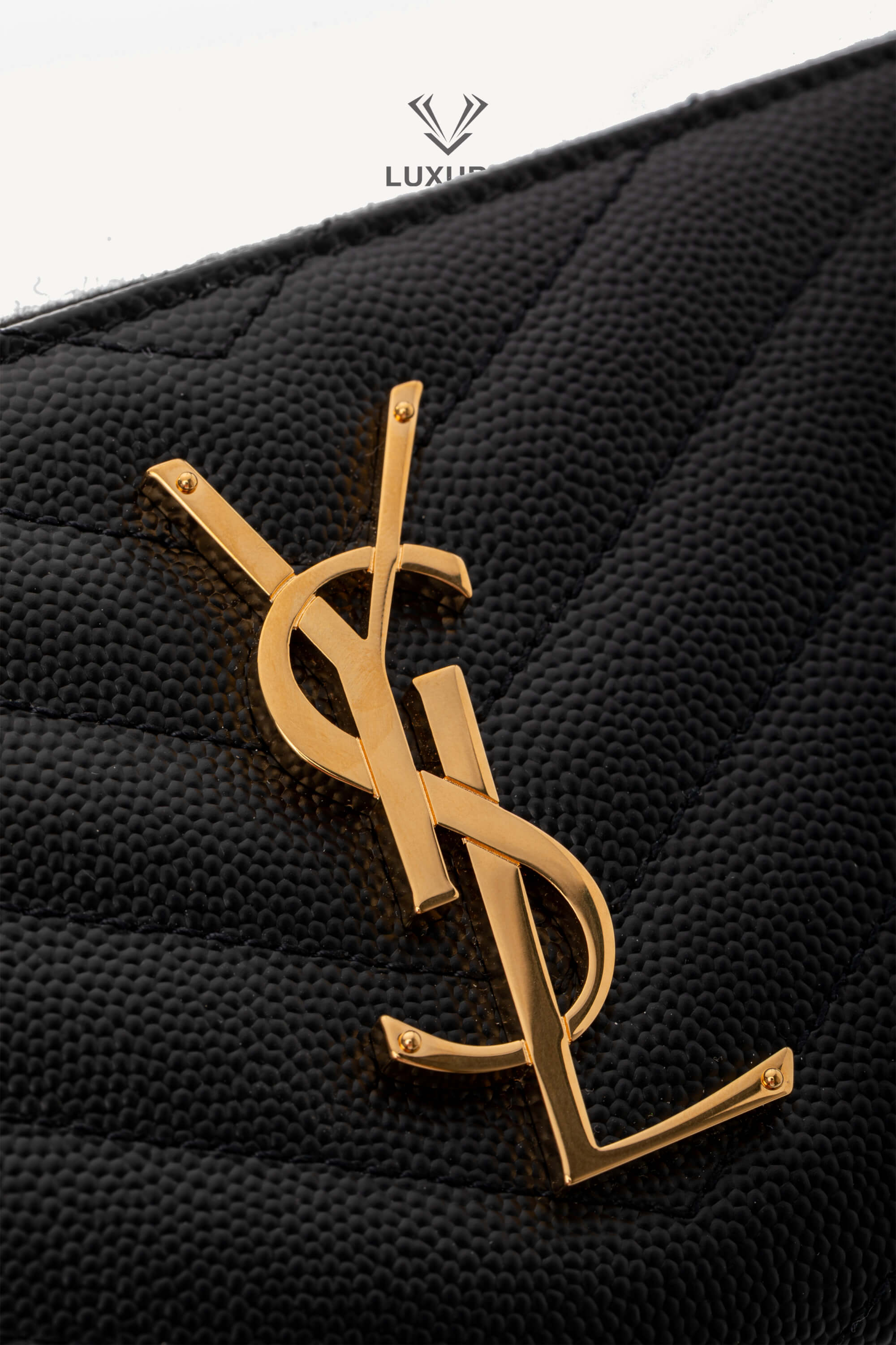 <span style="font-size: 10px;letter-spacing: .15em">BEST DEAL</span><br> <strong>SAINT LAURENT</strong><br> <div style="margin-top:10px;font-size:16px">Cassandre Matelasse Zip Around Wallet in Grain de Poudre Leather Black</div><br> - Image 8