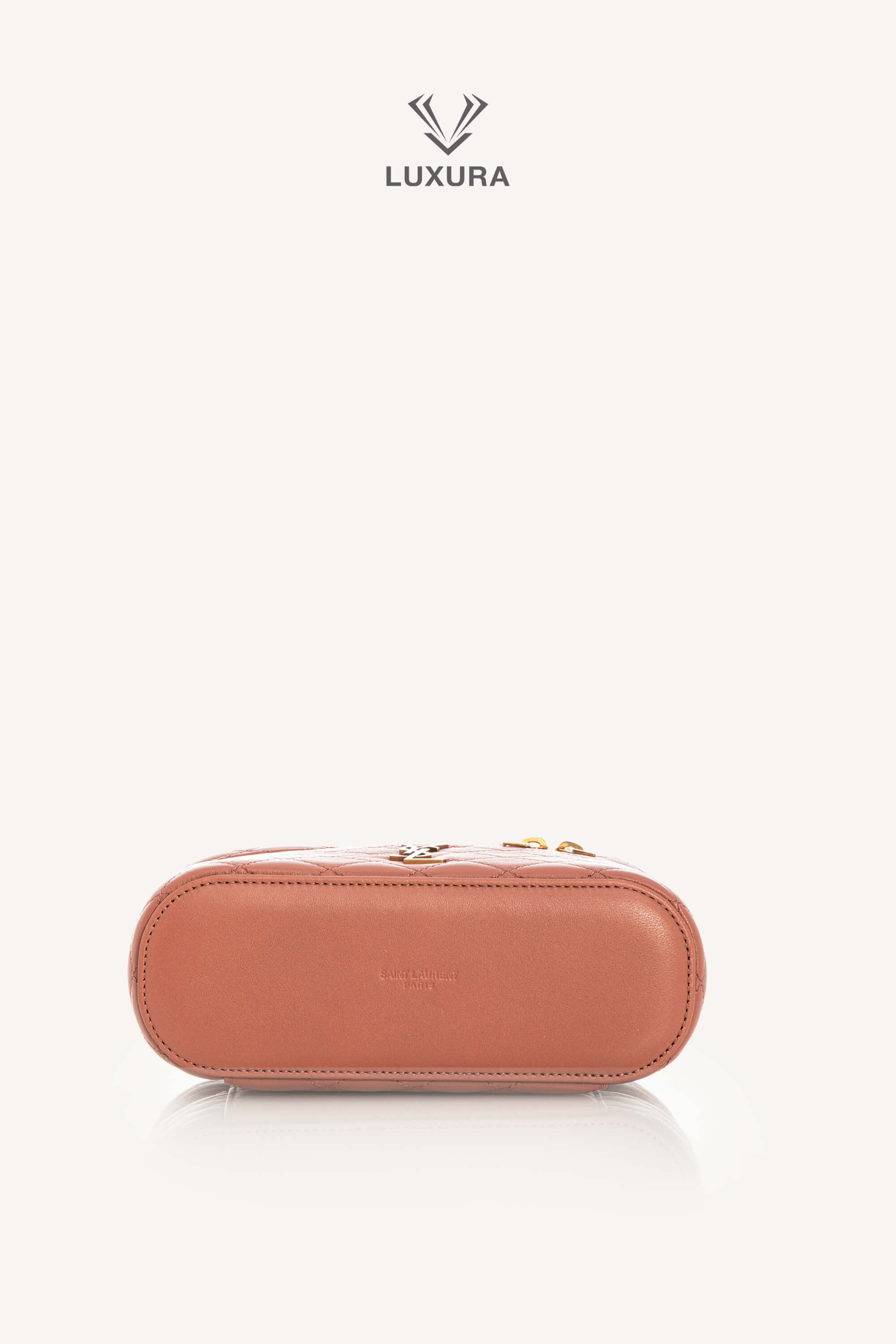 <span style="font-size: 10px;letter-spacing: .15em">BEST DEAL</span><br>            <strong>SAINT LAURENT</strong><br>            <div style="margin-top:10px;font-size:16px">Gaby Vanity Mini Bag in Lambskin Barely Pink</div><br> - Image 25