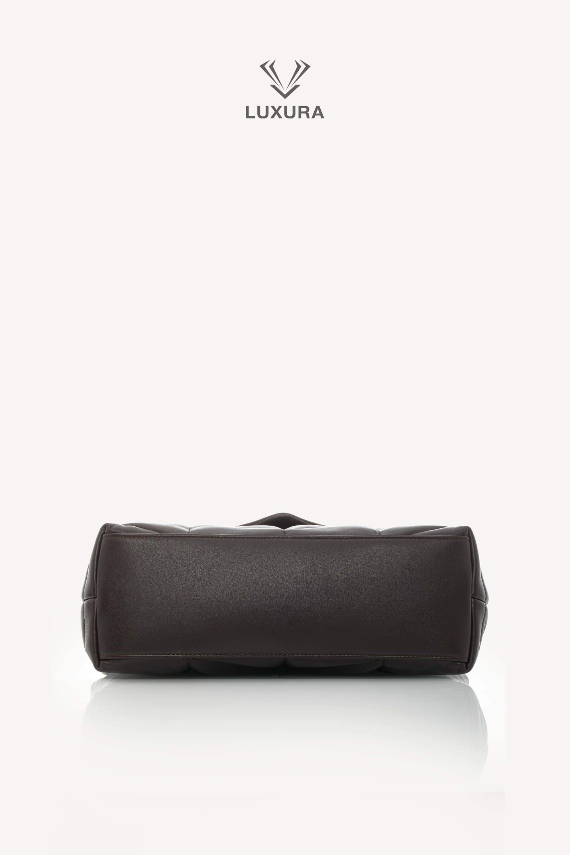 <span style="font-size: 10px;letter-spacing: .15em">HARD TO FIND</span><br> <strong>SAINT LAURENT</strong><br> <div style="margin-top:10px;font-size:16px">Puffer Small Matelasse Leather Shoulder Bag Dark Sweet Choco</div><br> - Image 28