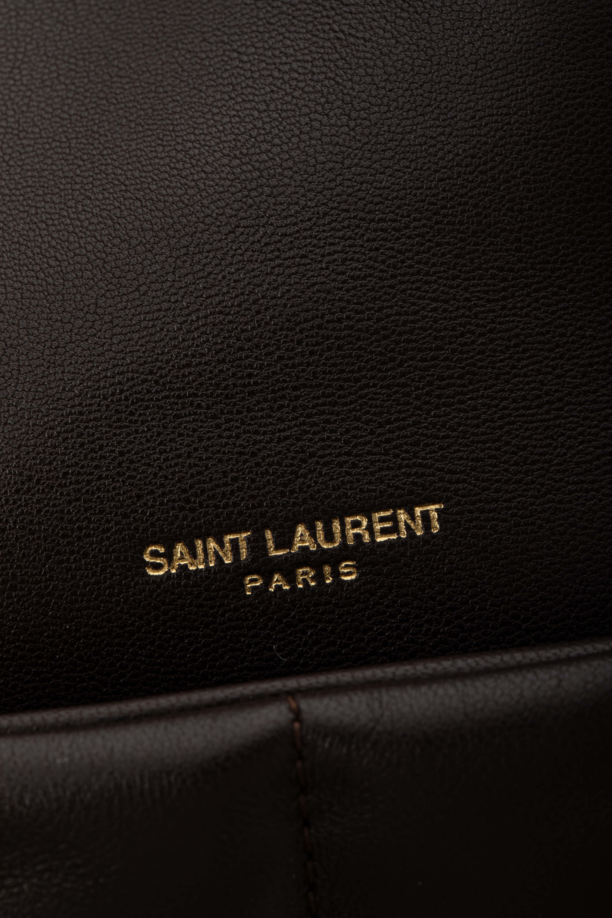 <span style="font-size: 10px;letter-spacing: .15em">HARD TO FIND</span><br> <strong>SAINT LAURENT</strong><br> <div style="margin-top:10px;font-size:16px">Puffer Small Matelasse Leather Shoulder Bag Dark Sweet Choco</div><br> - Image 20