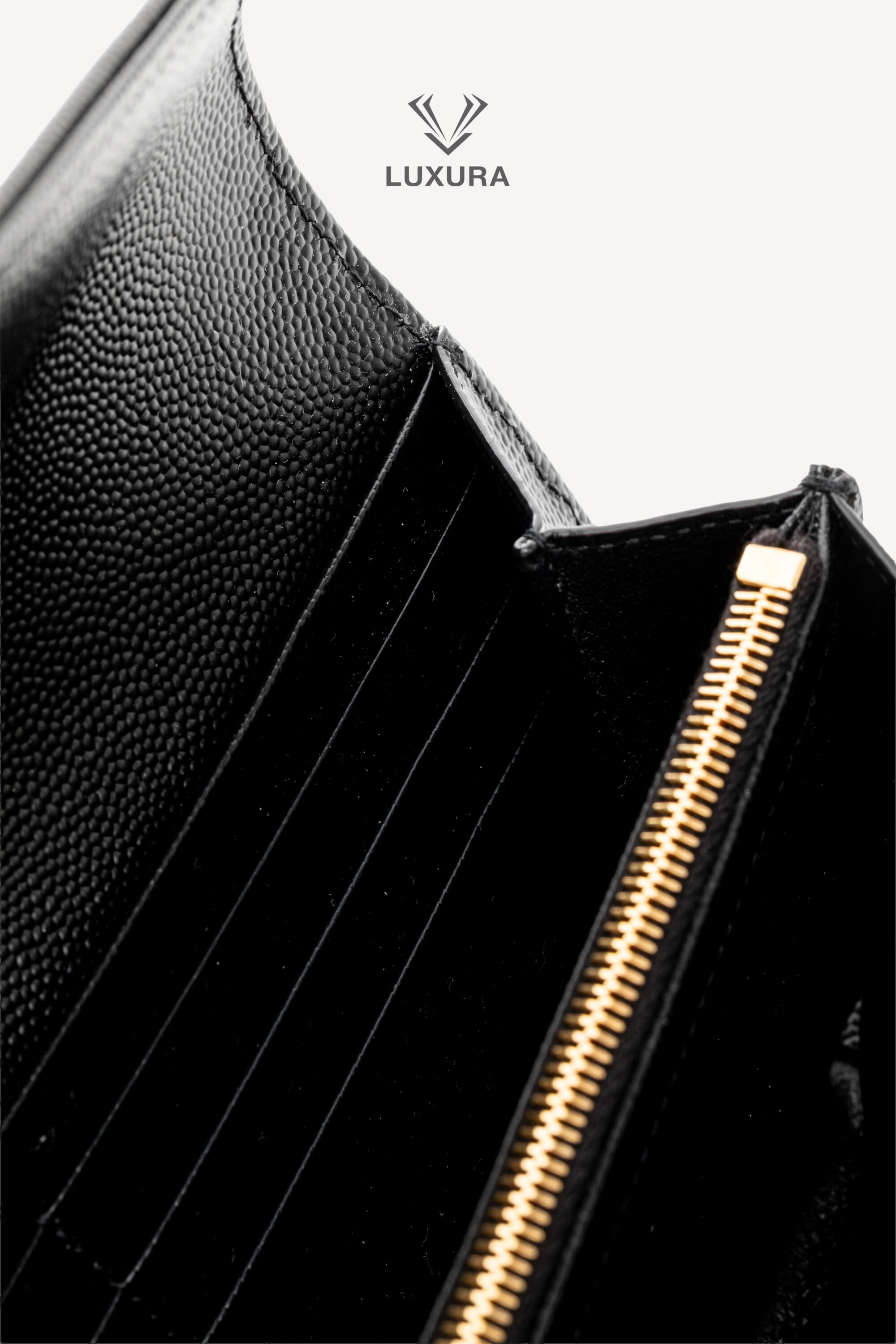 <span style="font-size: 10px;letter-spacing: .15em">BEST DEAL</span><br> <strong>SAINT LAURENT</strong><br> <div style="margin-top:10px;font-size:16px">Cassandre Matelasse Large Flap Wallet in Grain de Poudre Leather Black</div><br> - Image 12