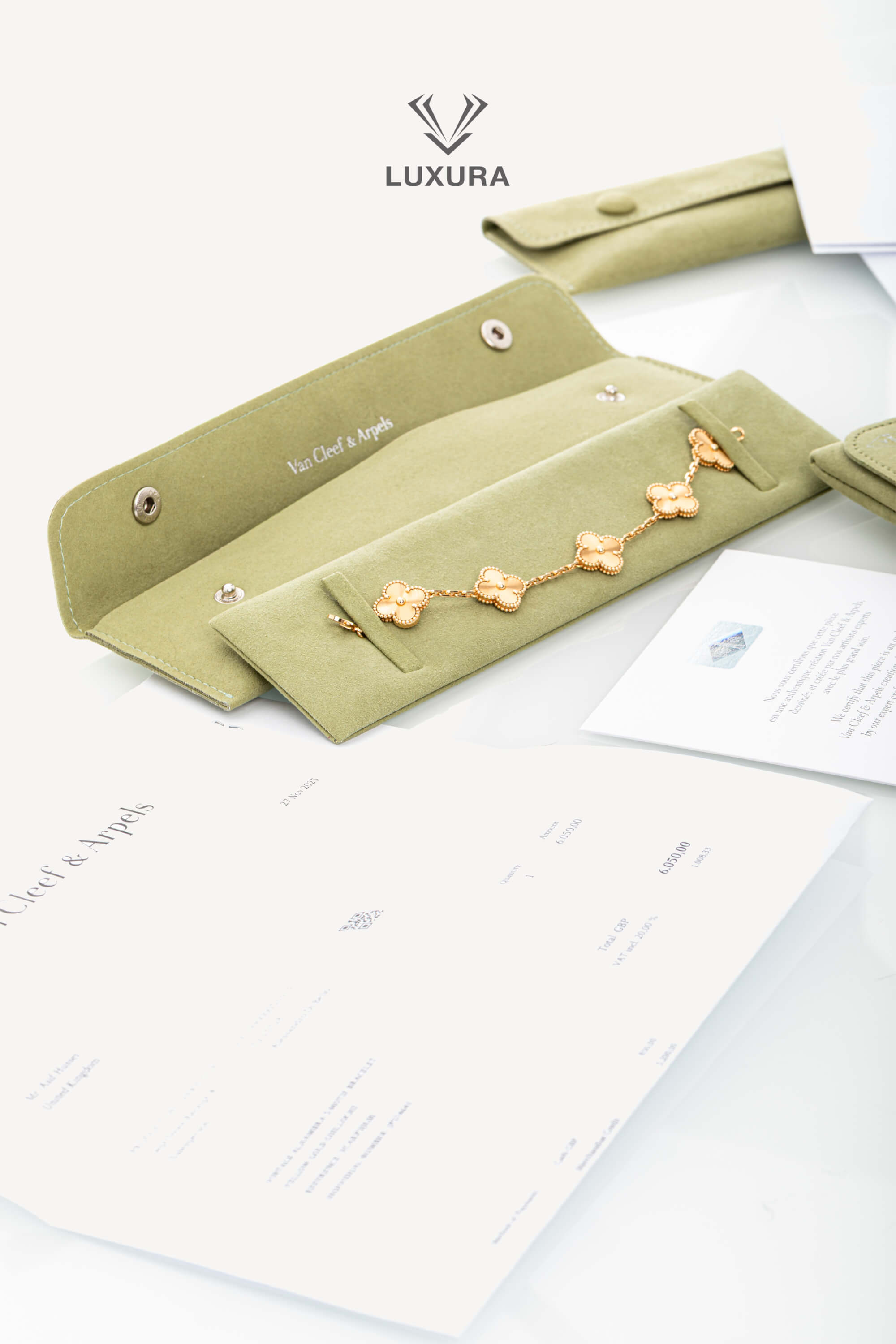 <span style="font-size: 10px;letter-spacing: .15em">BEST DEAL</span><br>            <strong>VAN CLEEF & ARPELS</strong><br>            <div style="margin-top:10px;font-size:16px">Vintage Alhambra Bracelet 5 Motifs Yellow Gold</div><br> - Image 4