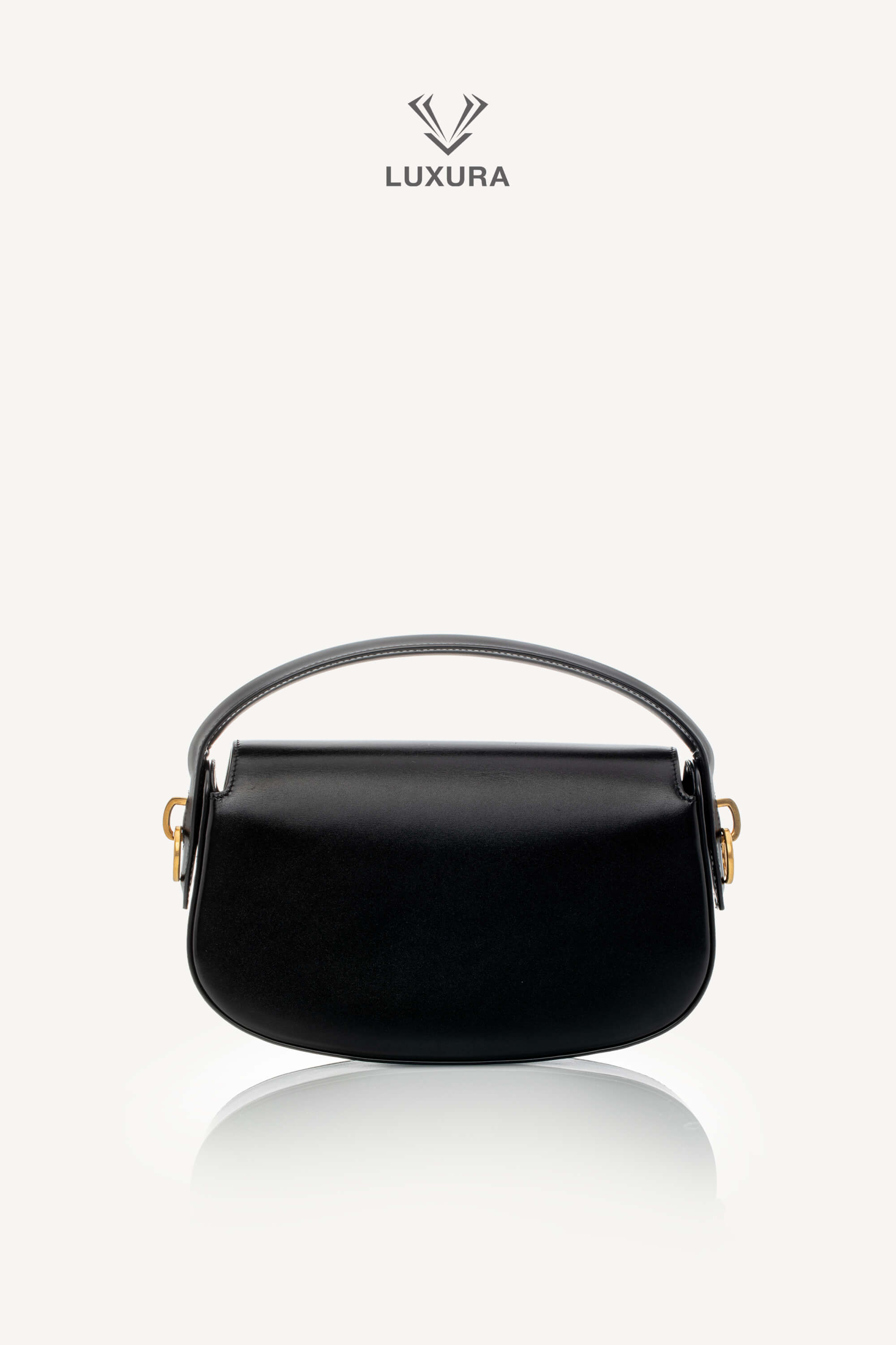 <span style="font-size: 10px;letter-spacing: .15em">NEW COLLECTION</span><br> <strong>SAINT LAURENT</strong><br> <div style="margin-top:10px;font-size:16px">Voltaire Leather Shoulder Bag Black Palladium Hardware</div><br> - Image 7