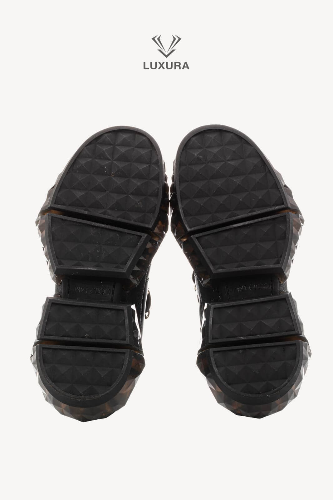 <span style="font-size: 10px;letter-spacing: .15em">IN TRENDING</span><br> <strong>JIMMY CHOO</strong><br> <div style="margin-top:10px;font-size:16px">Lace-up Hiking Boots Black 36</div><br> - Image 19
