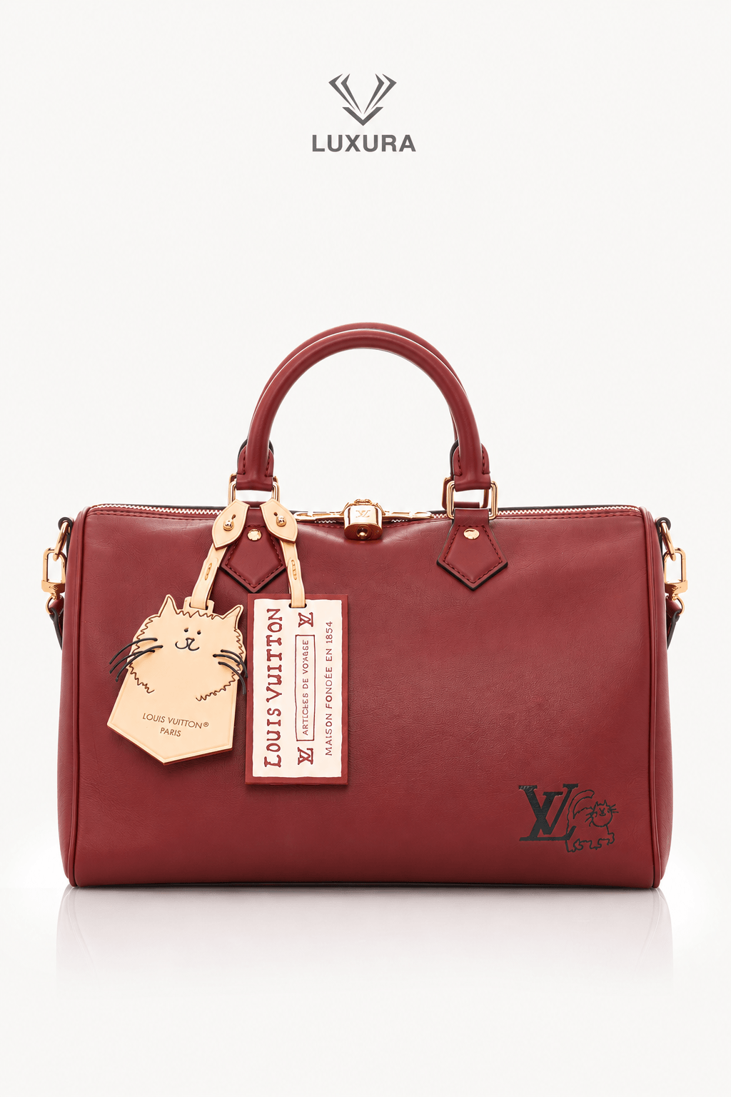 <span style="font-size: 10px;letter-spacing: .15em"></span><br> <strong>LOUIS VUITTON</strong><br> <div style="margin-top:10px;font-size:16px">Travels With Grace Coddington Speedy Soft 30</div><br>